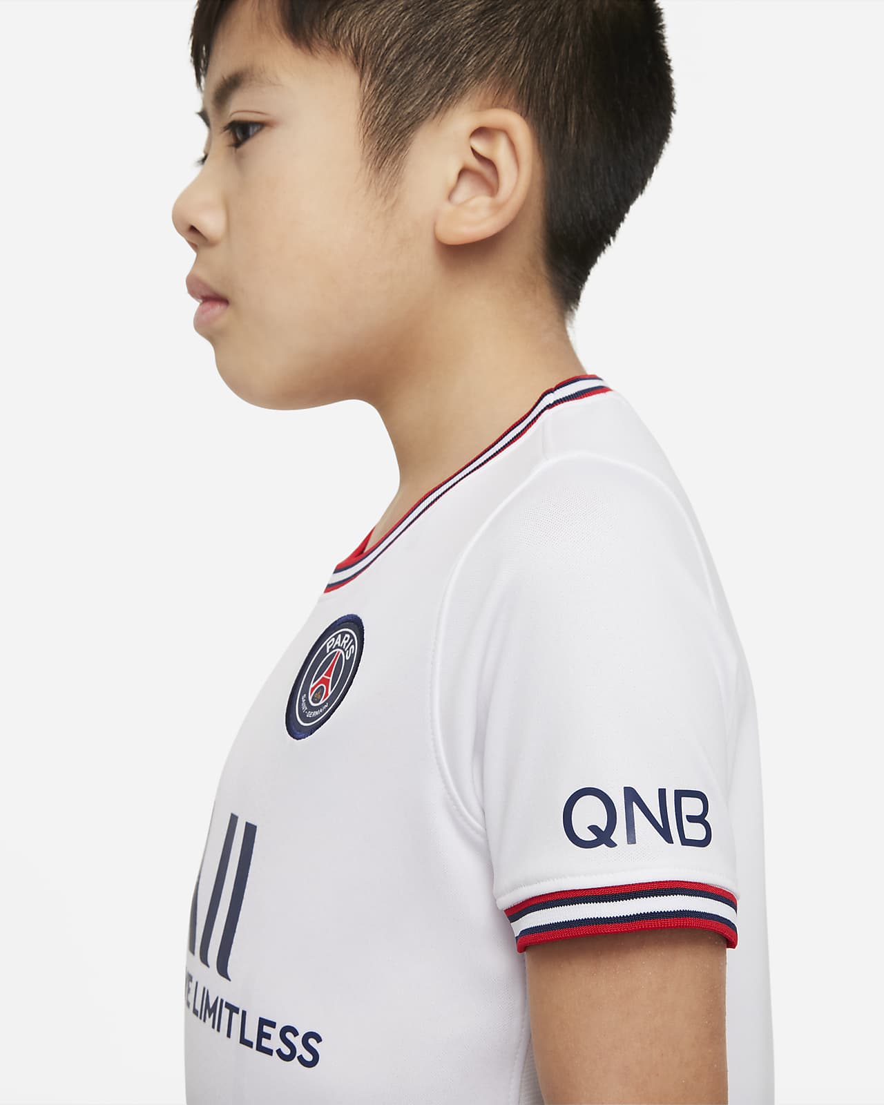 Ensemble tee-shirt, short et chaussettes de football Enfant Nike PSG I NK  DF KIT 4TH Blanc Sport 200