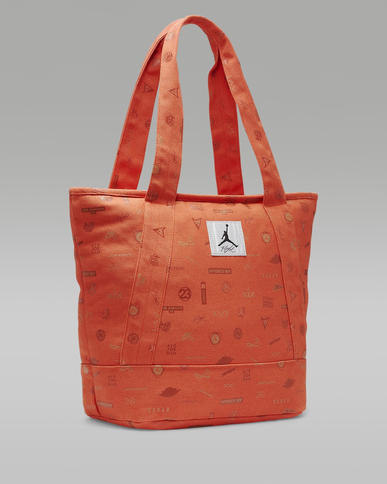 Jordan Flight Carryall Tote Bag, Brown, Size: , Polyester/Cotton