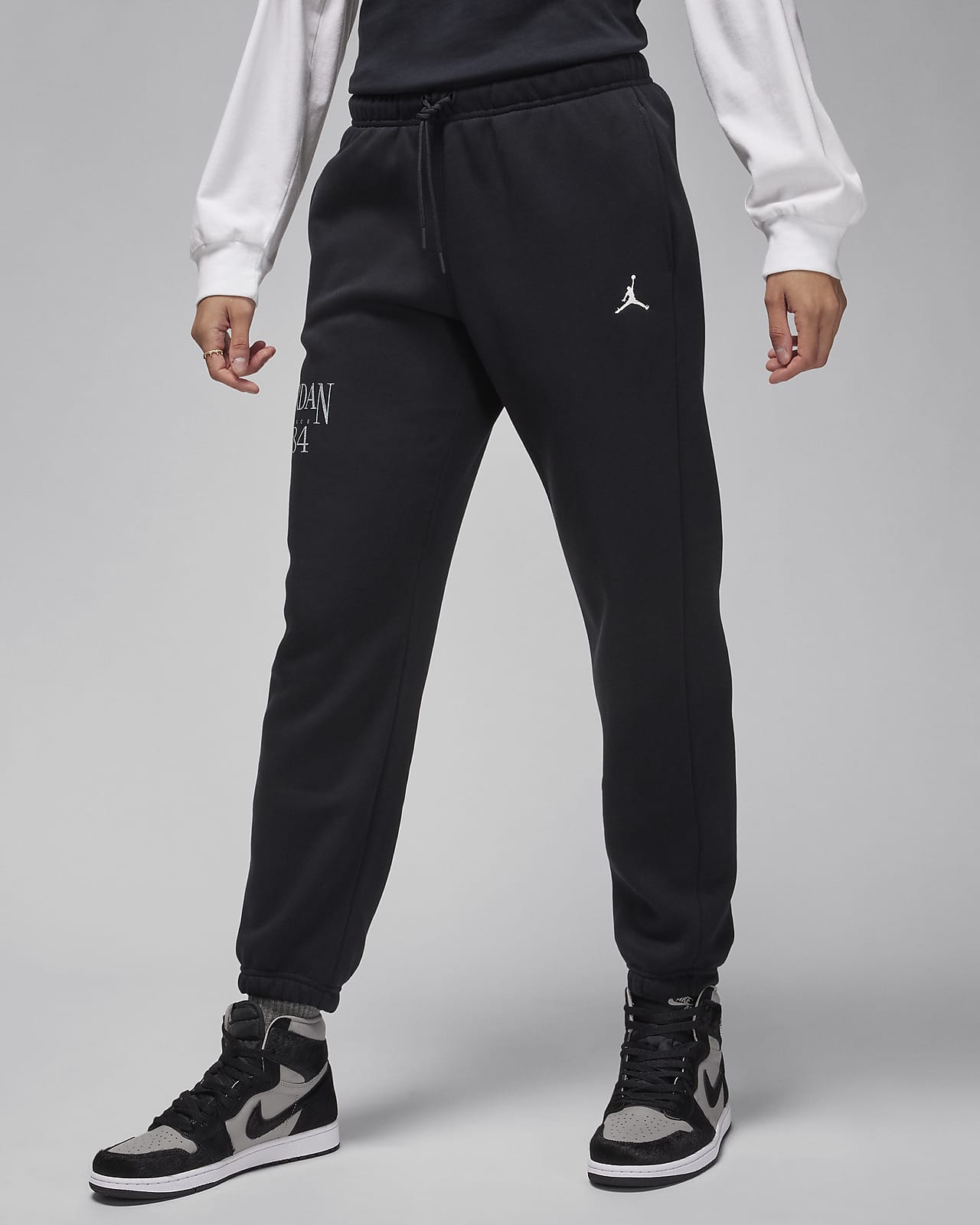 Pantalon jordan gris best sale