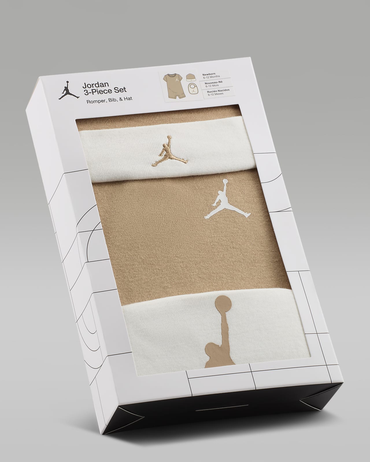 Nike Baby 3-Piece Romper Set.