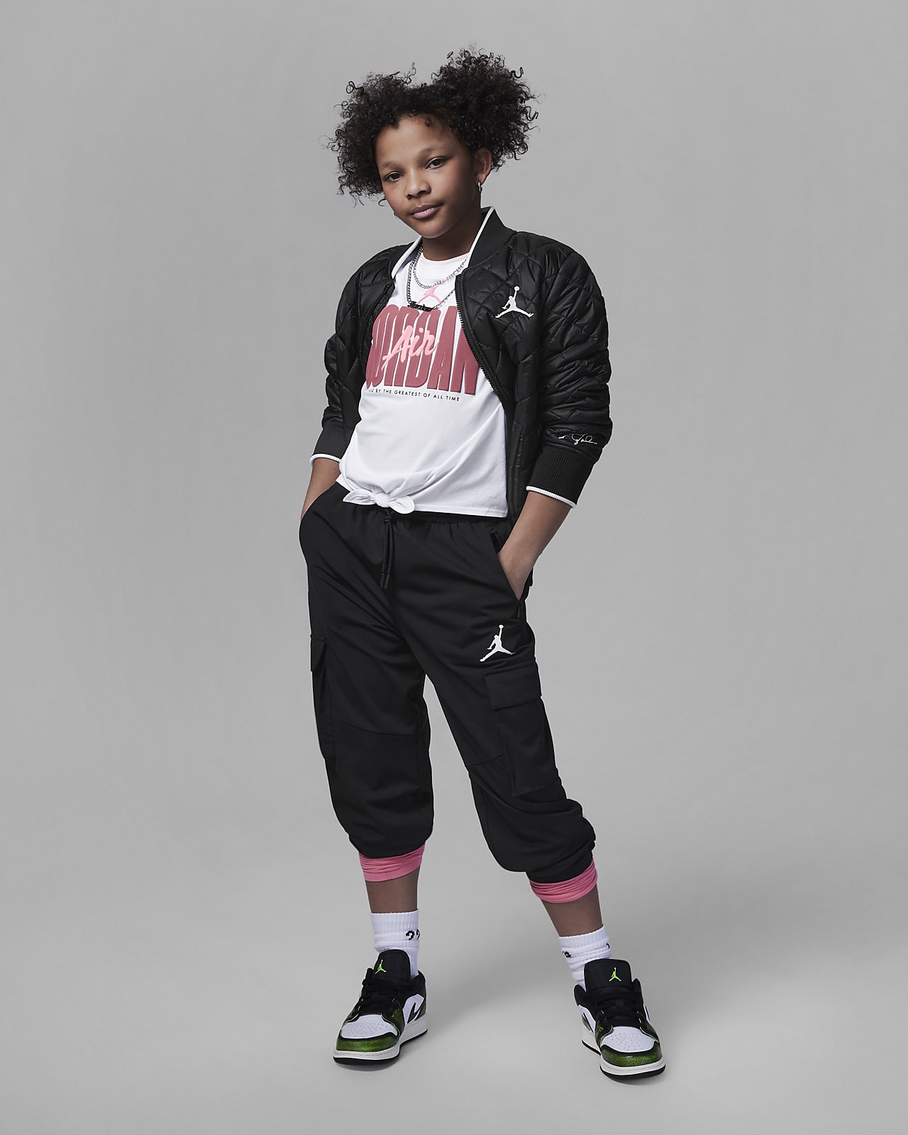 Jordan Greatness Tee Older Kids' (Girls) T-Shirt. Nike LU