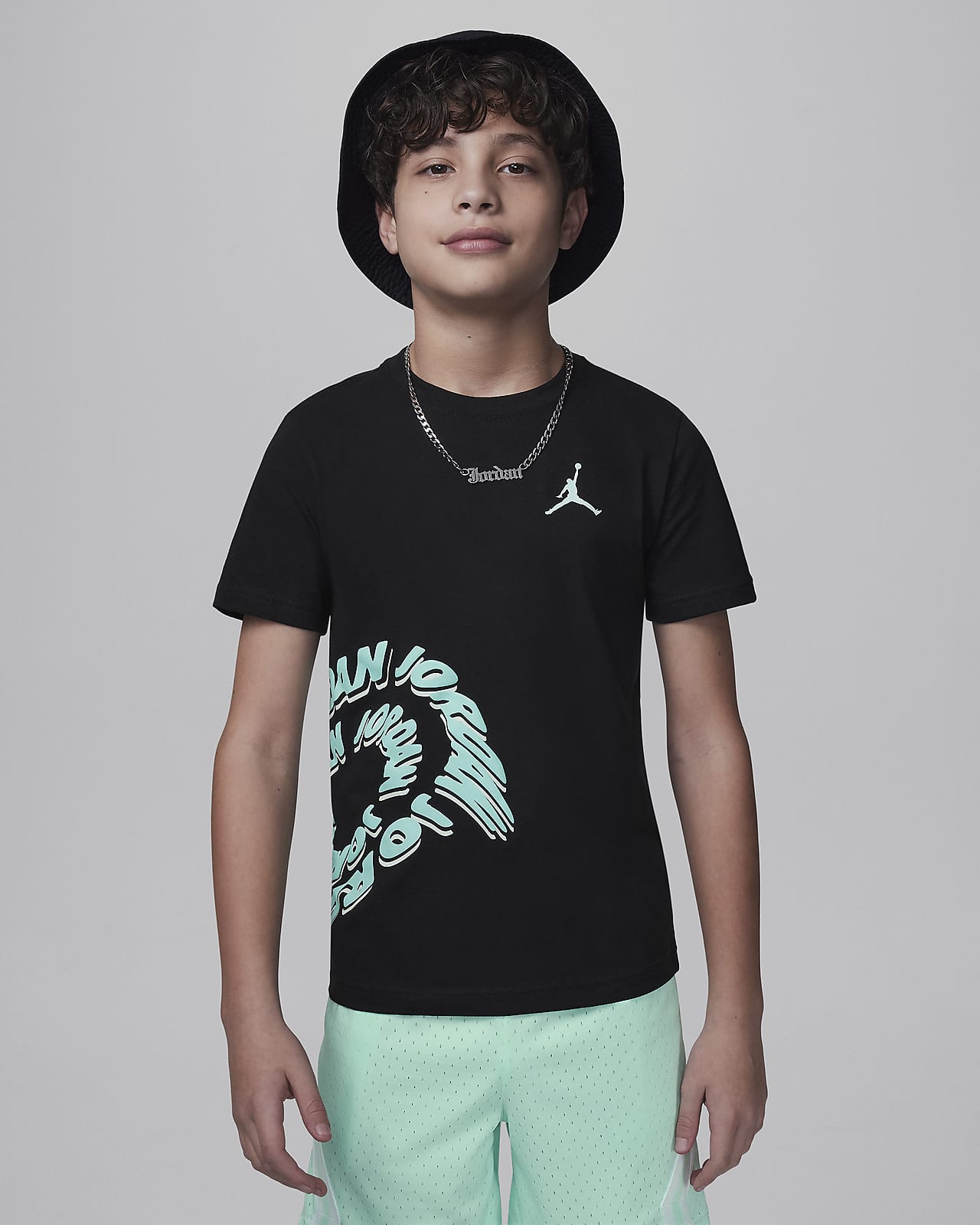 Jordan Warped Galaxy Big Kids' Graphic T-Shirt
