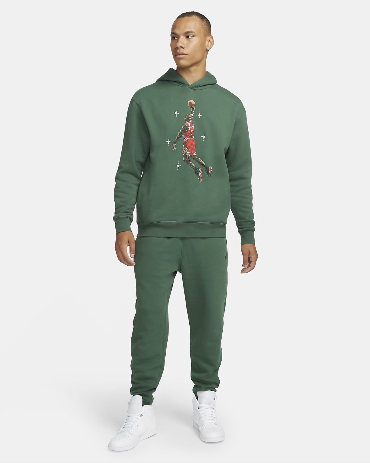 Jordan Essentials Men's Graphic Fleece Hoodie. Nike.com