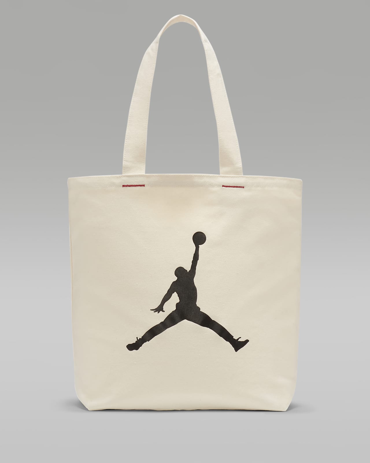 Nike Swoosh Canvas Tote Bag in Natural