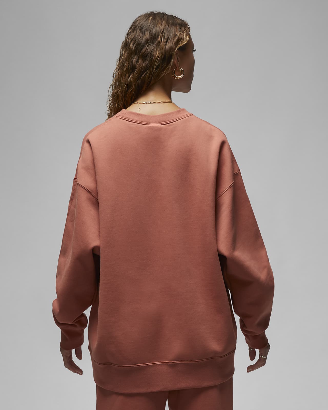Felpa nike jordan flight fleece crew top