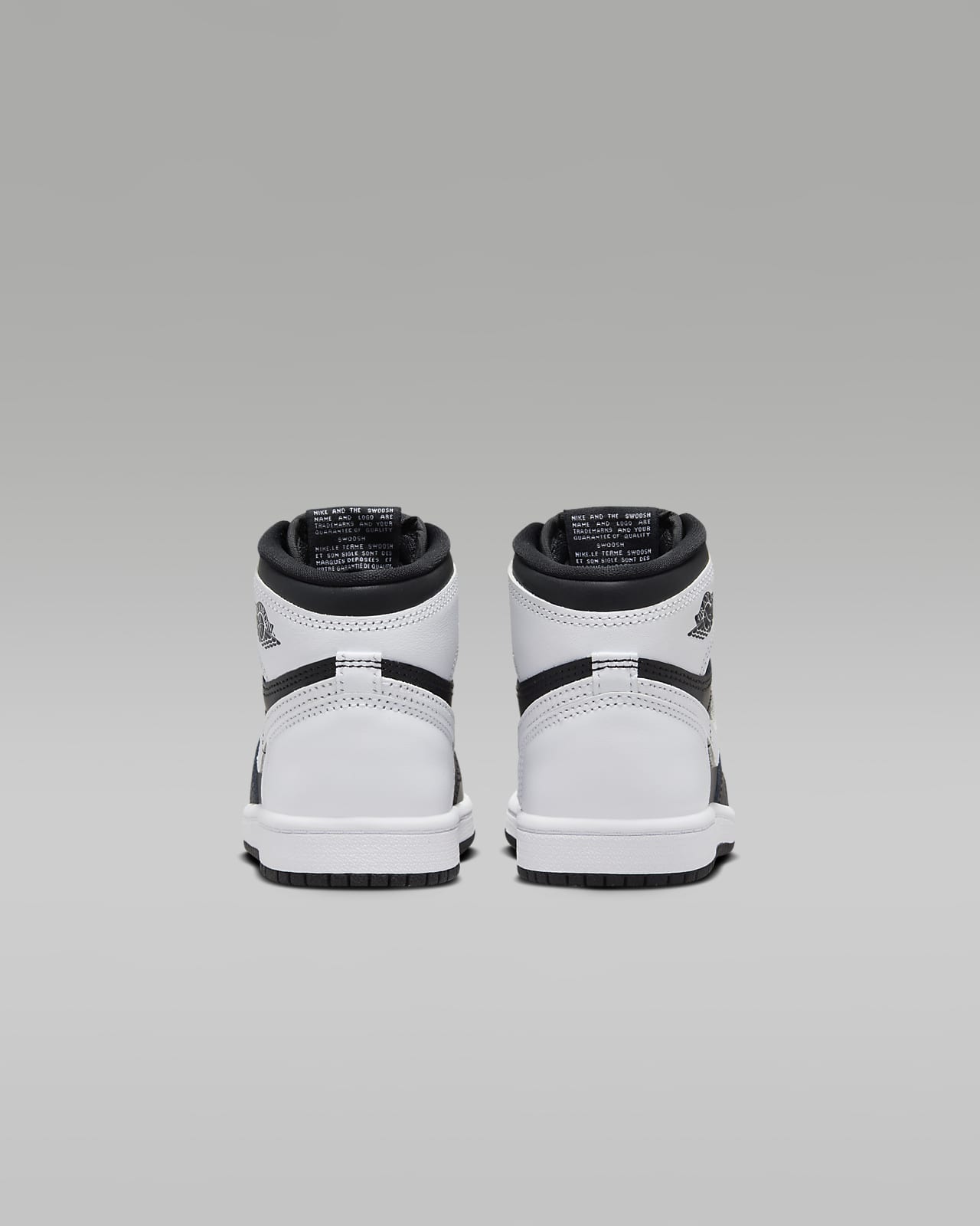 Jordan 1 Retro High OG Black White Younger Kids Shoes. Nike SG