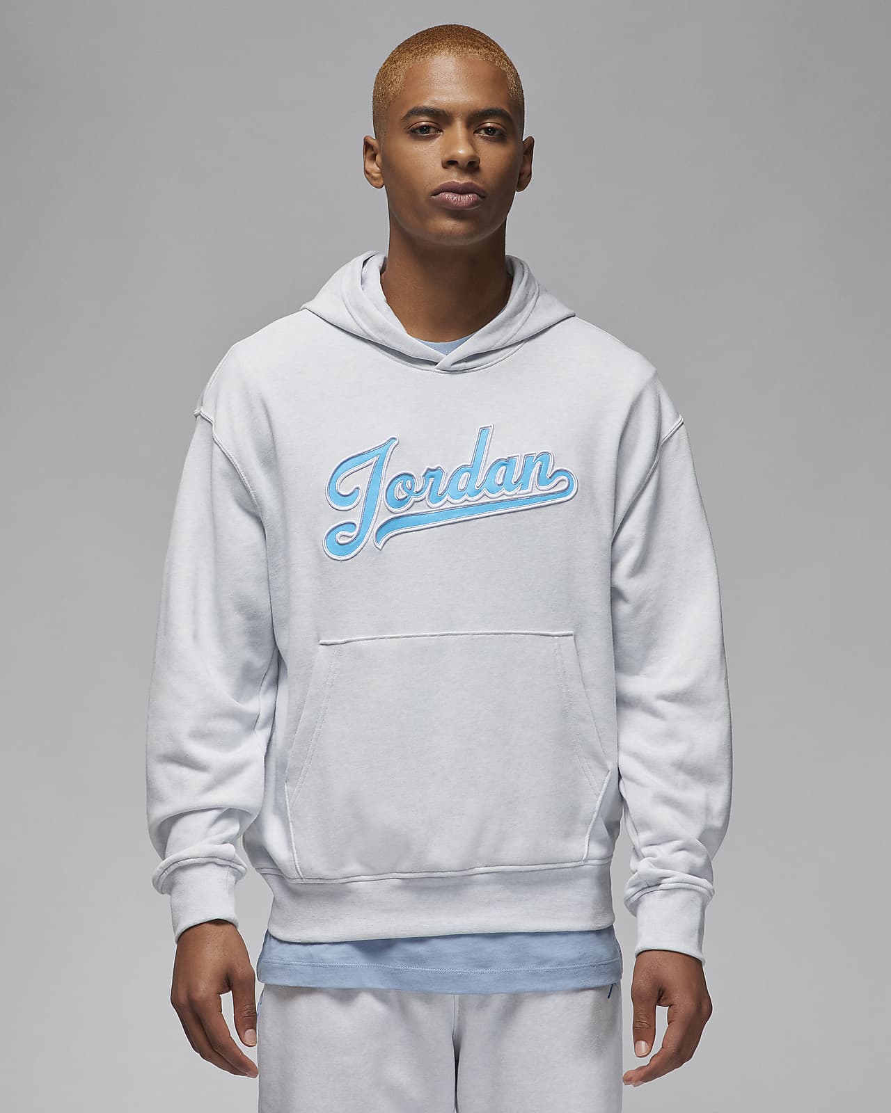 Blue jordan hoodie sale