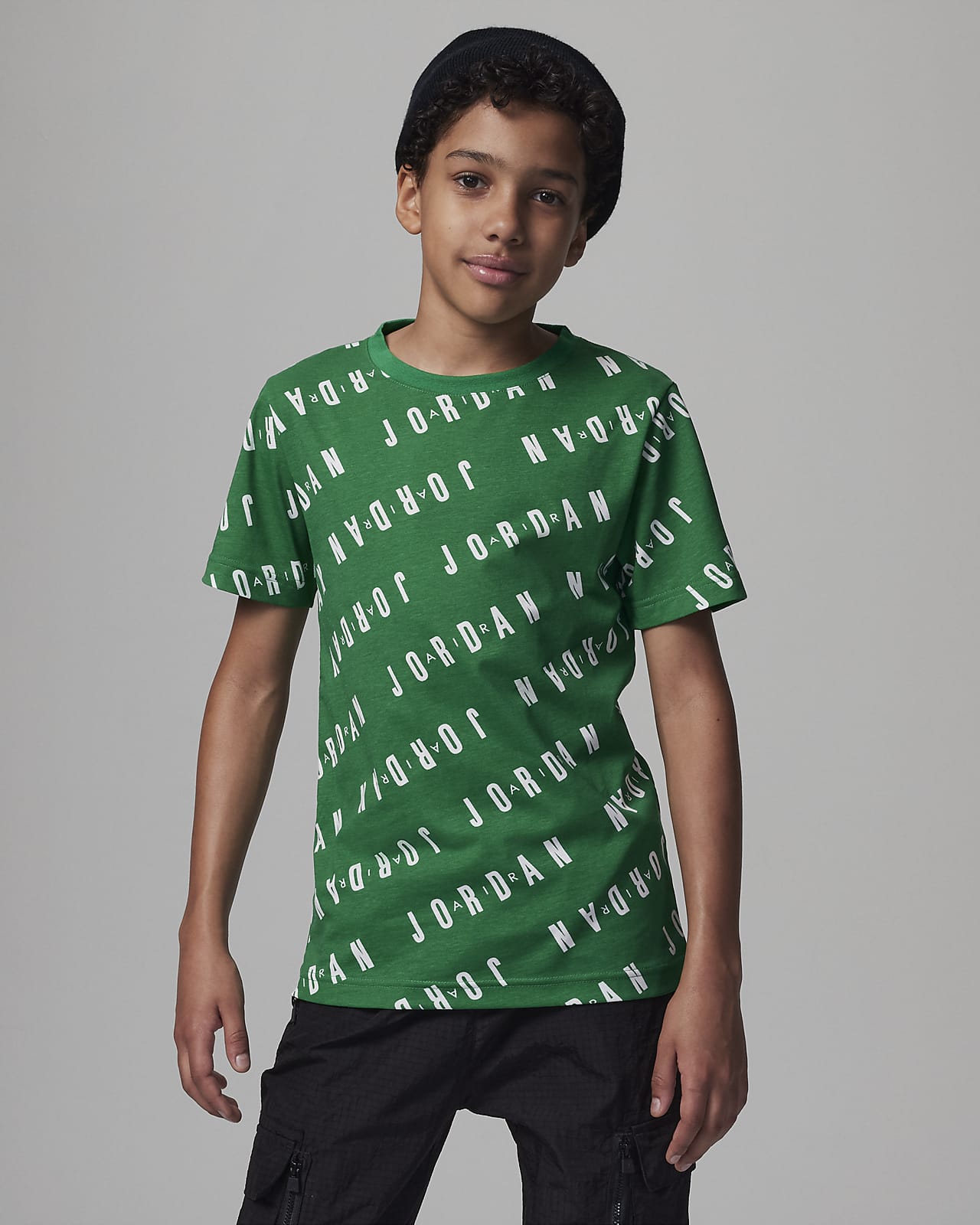 Jordan Essentials-T-shirt med print til større børn (drenge)