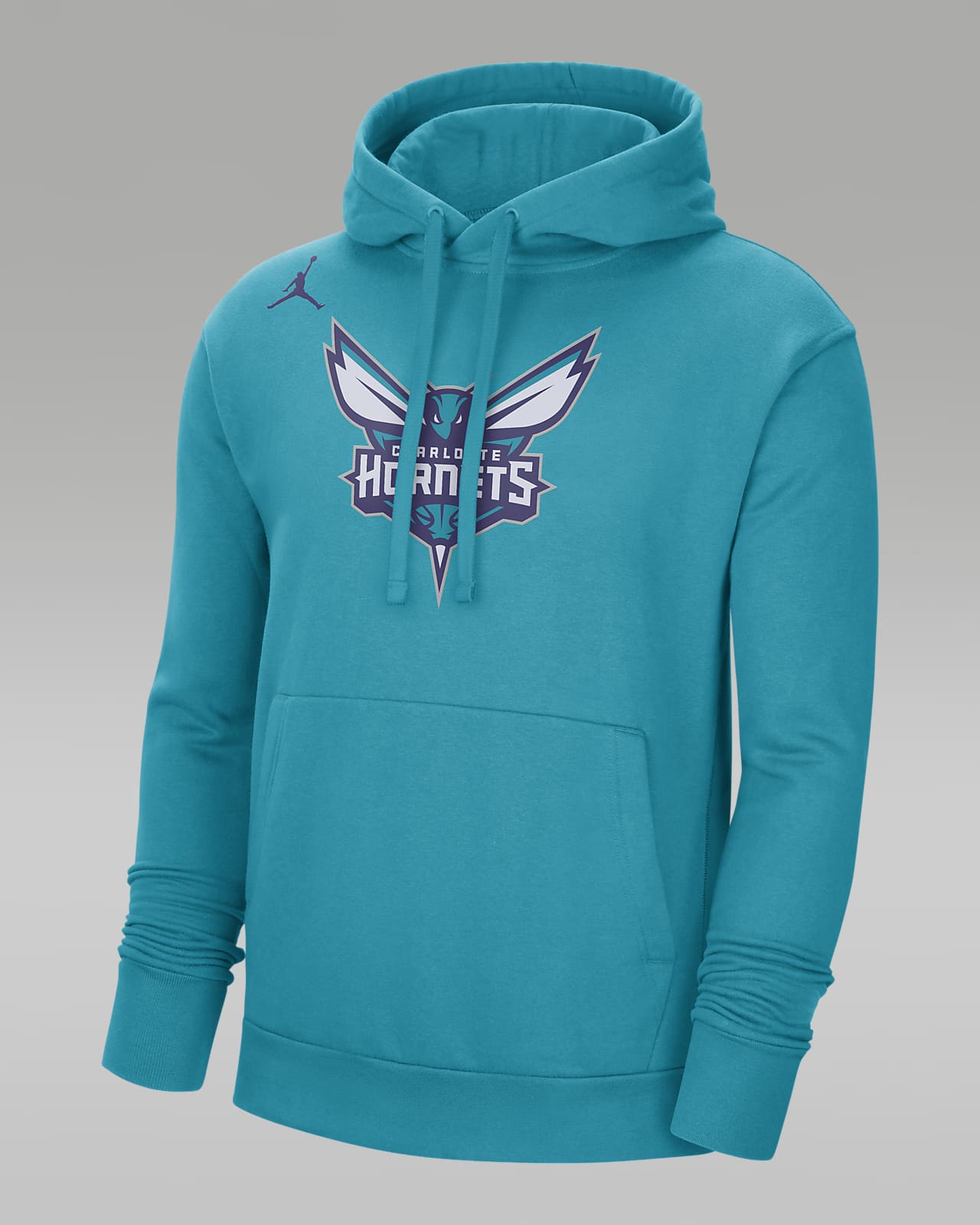 Charlotte Hornets Logo T-Shirt from Homage. | Teal | Vintage Apparel from Homage.