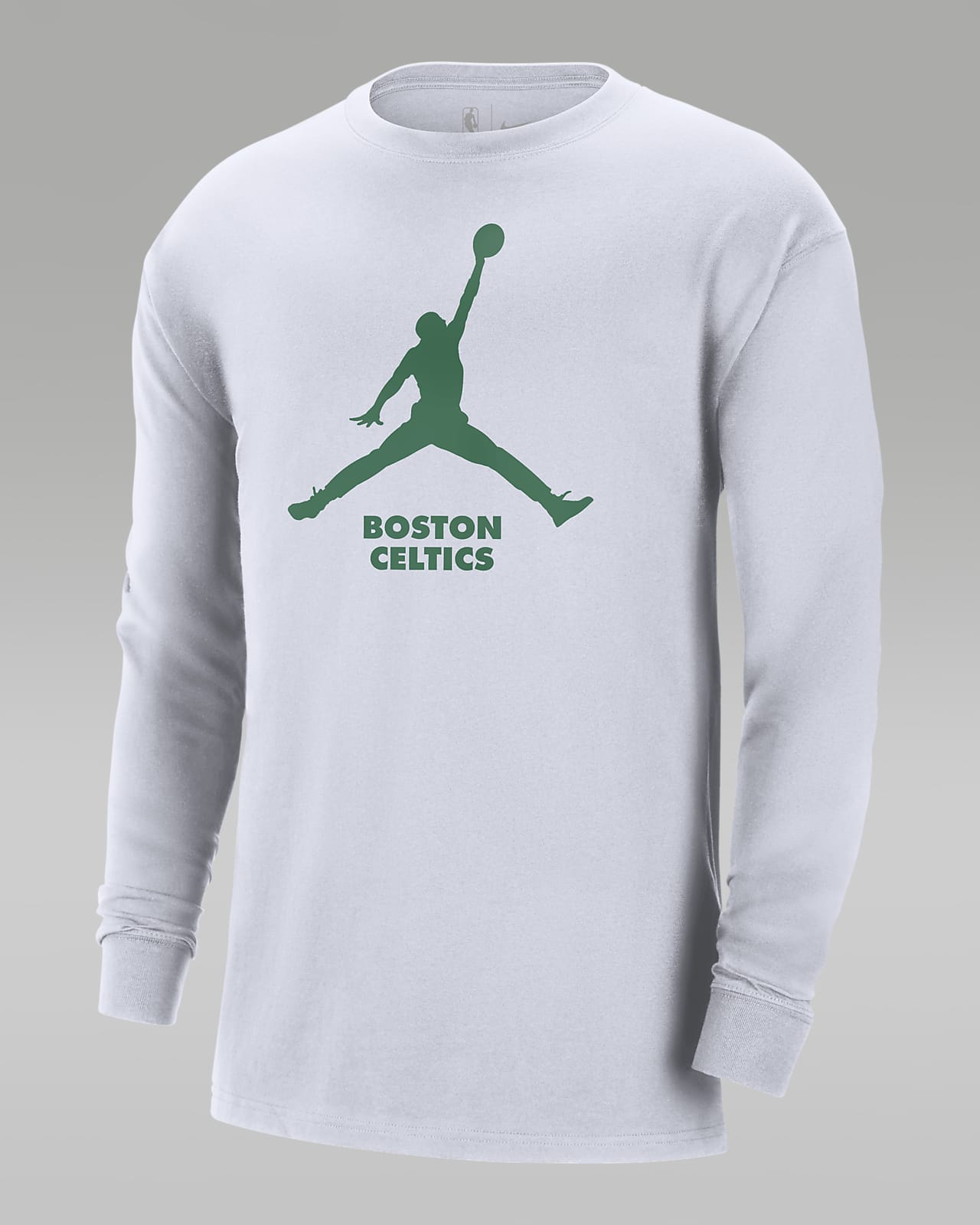 Playera de manga larga de la NBA Jordan para hombre Boston Celtics Essential