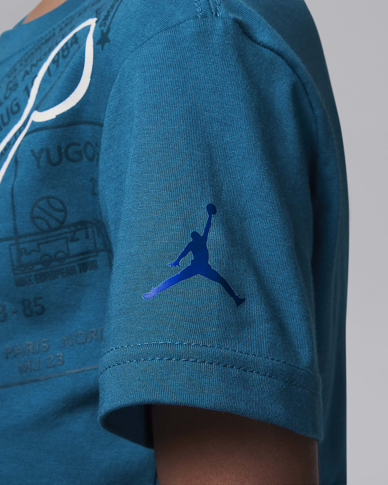 Jordan teal shirt top