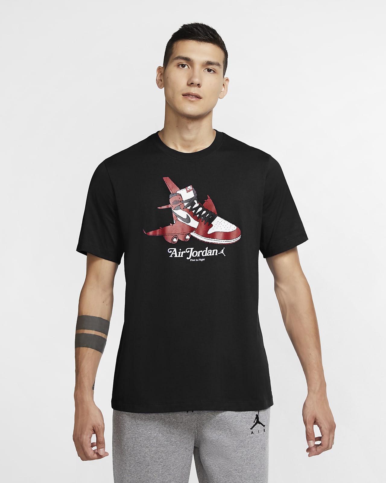 Air jordan deals nike shirt