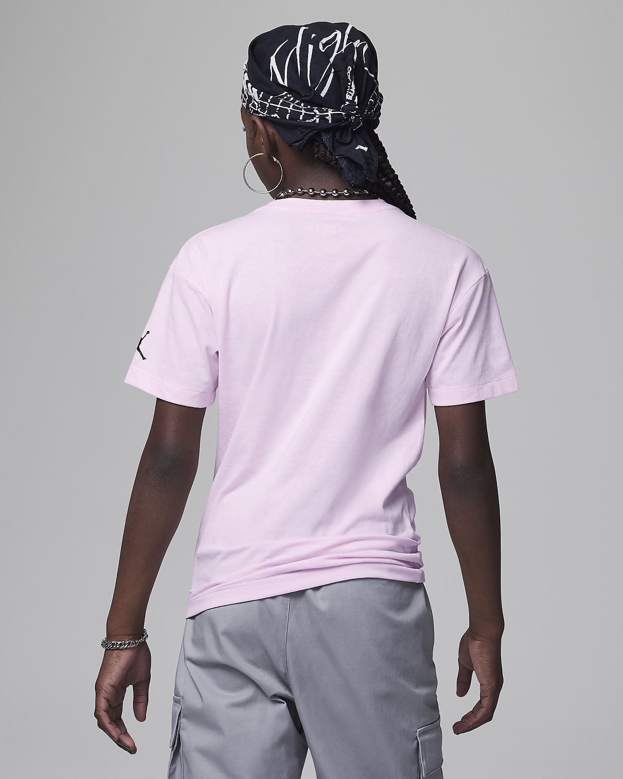 Tee shirt nike rose jordan clearance