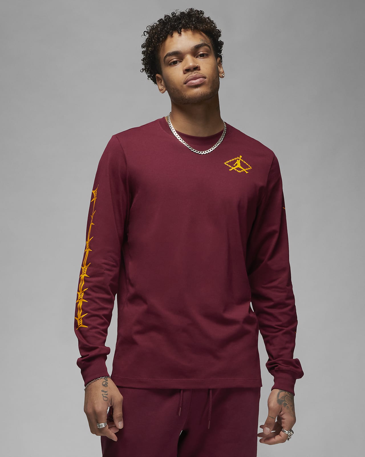 Jordan Flight MVP Men s Long Sleeve T Shirt. Nike BG