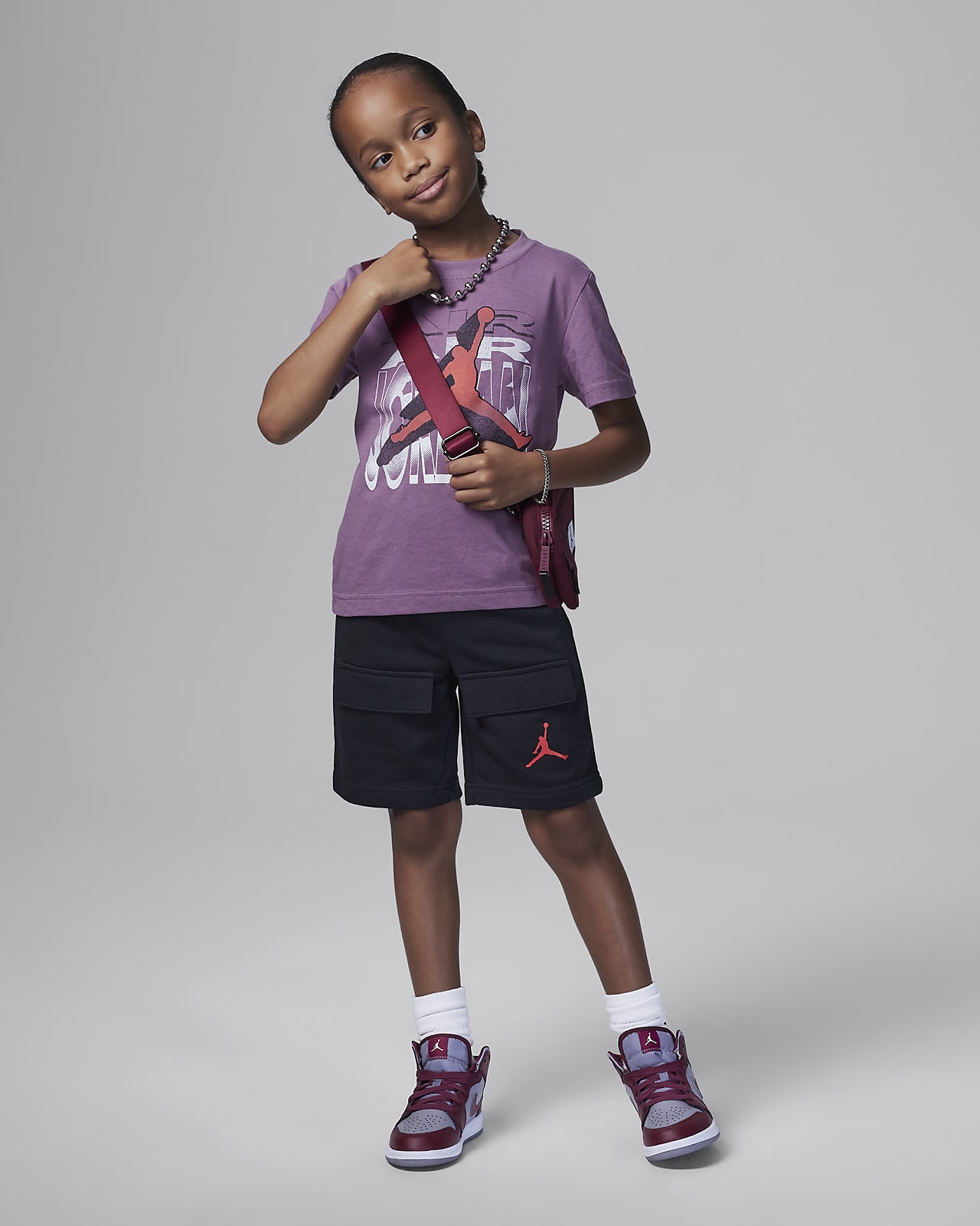 Jordan Air 3-D Little Kids' 2-Piece Shorts Set