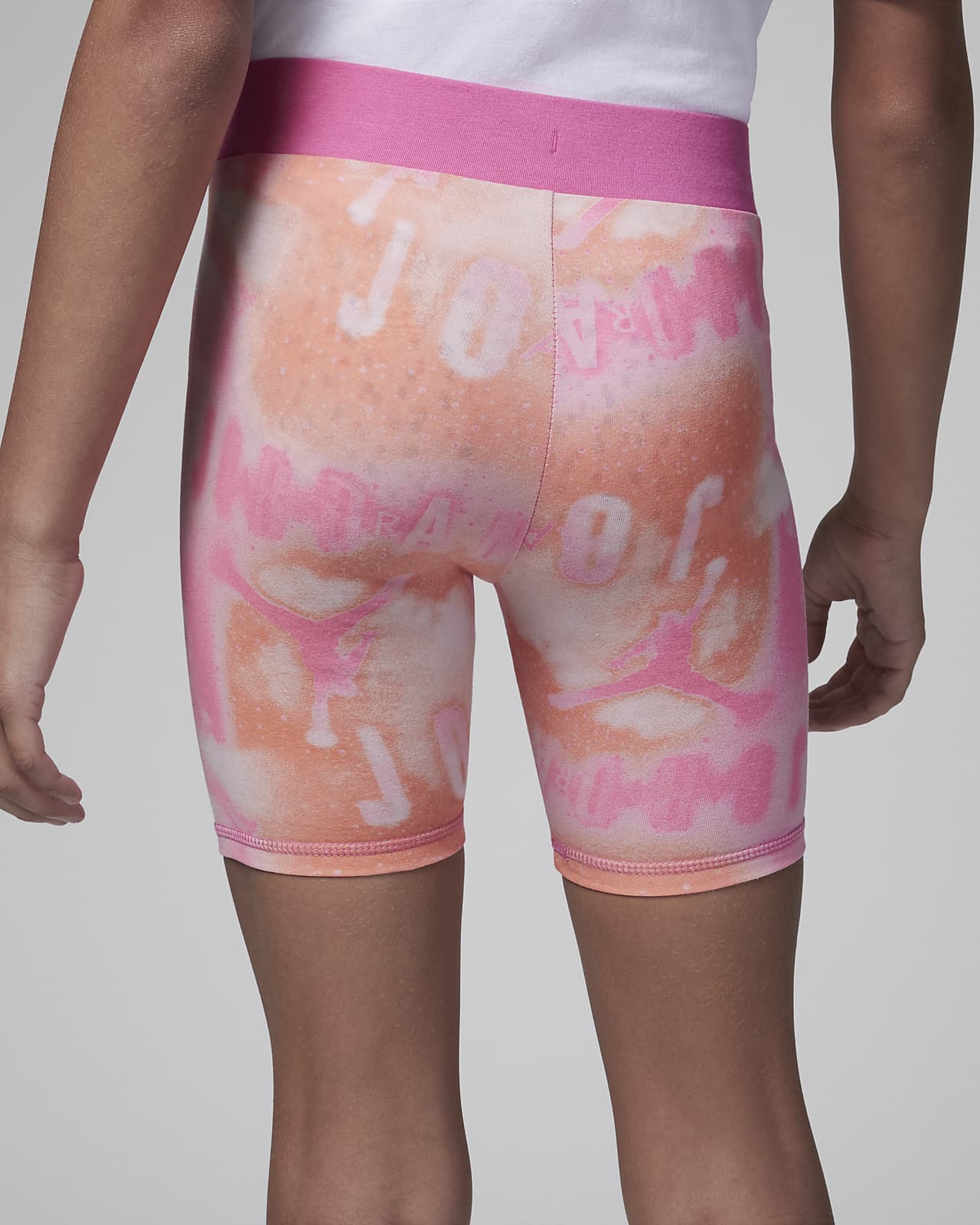 Pink jordan biker shorts sales