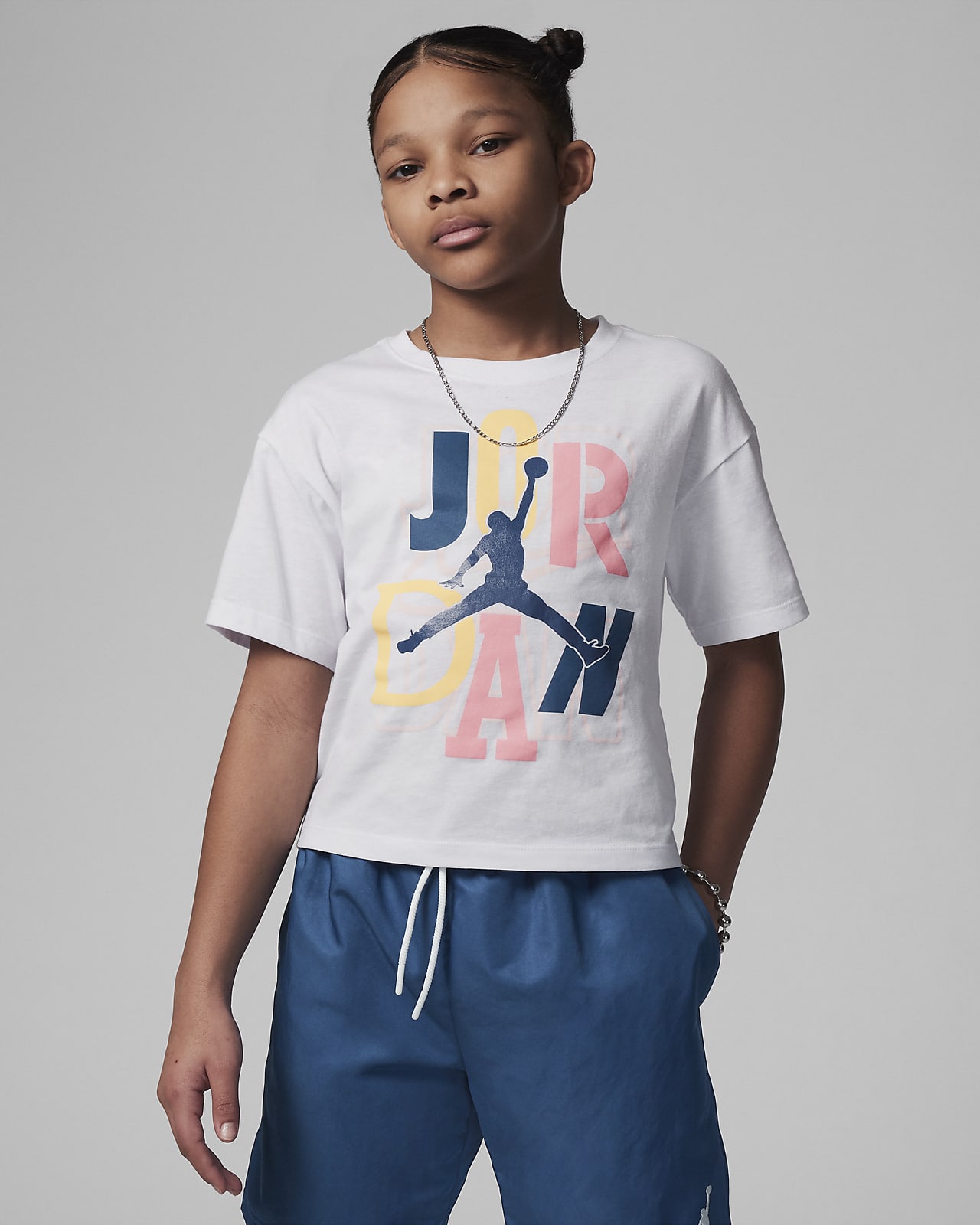 Jordan Outside the Lines-T-shirt til større børn