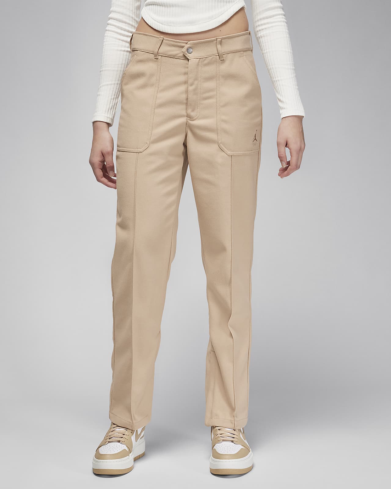 Women's Clothing - Dance All-Gender Versatile Woven Cargo Pants - White