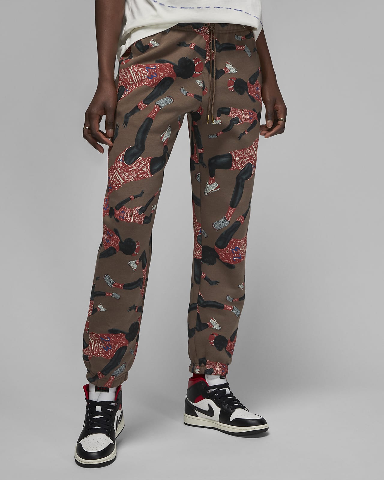 Pantalon en tissu Fleece Brooklyn Jordan Artist Series by Parker Duncan pour femme