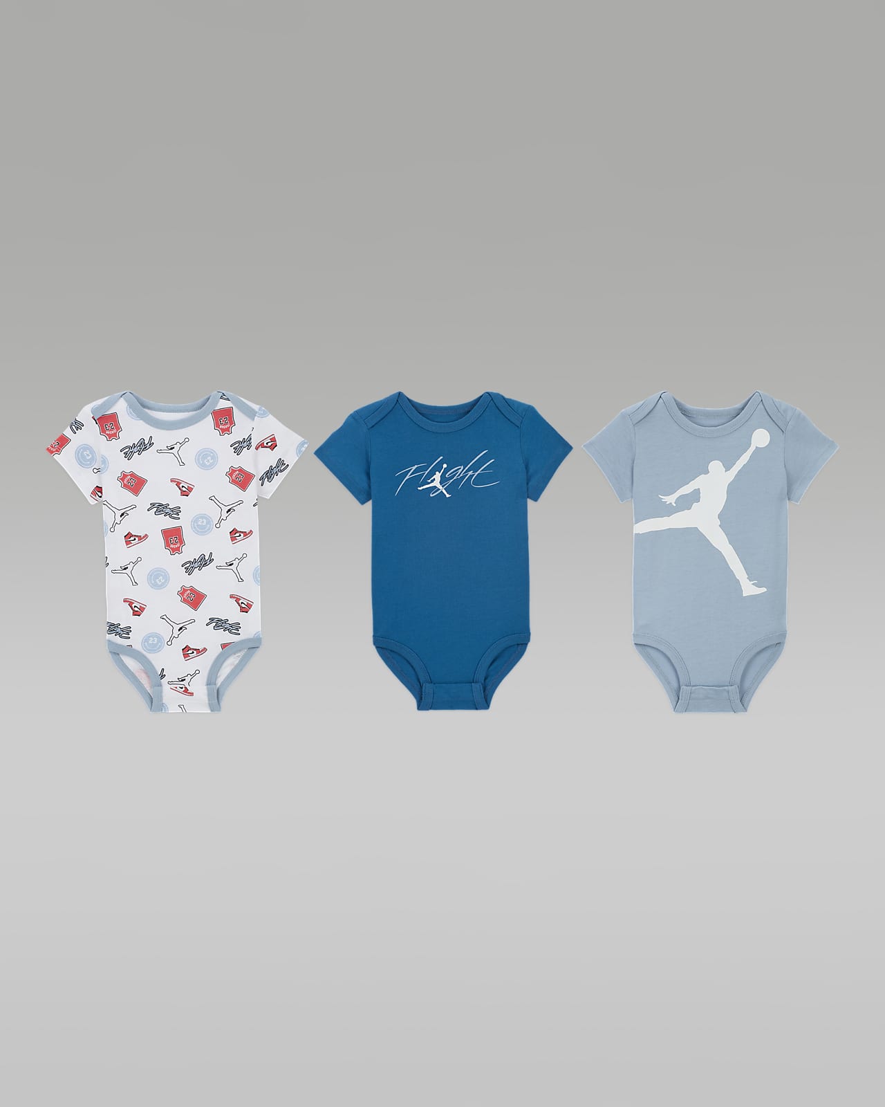Bodys estampados para bebé Jordan Flight Patch (0 a 9 meses)