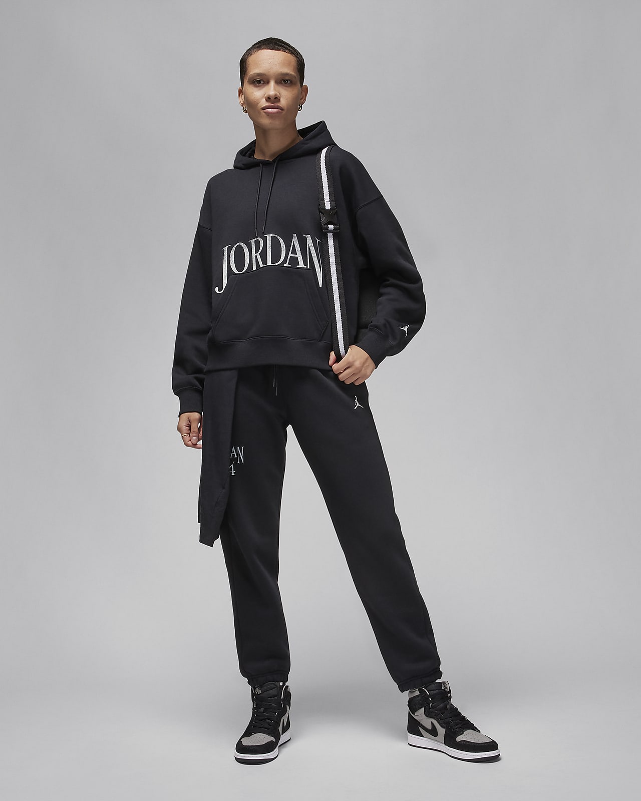 Sweat capuche Jordan Brooklyn Fleece pour femme. Nike CH
