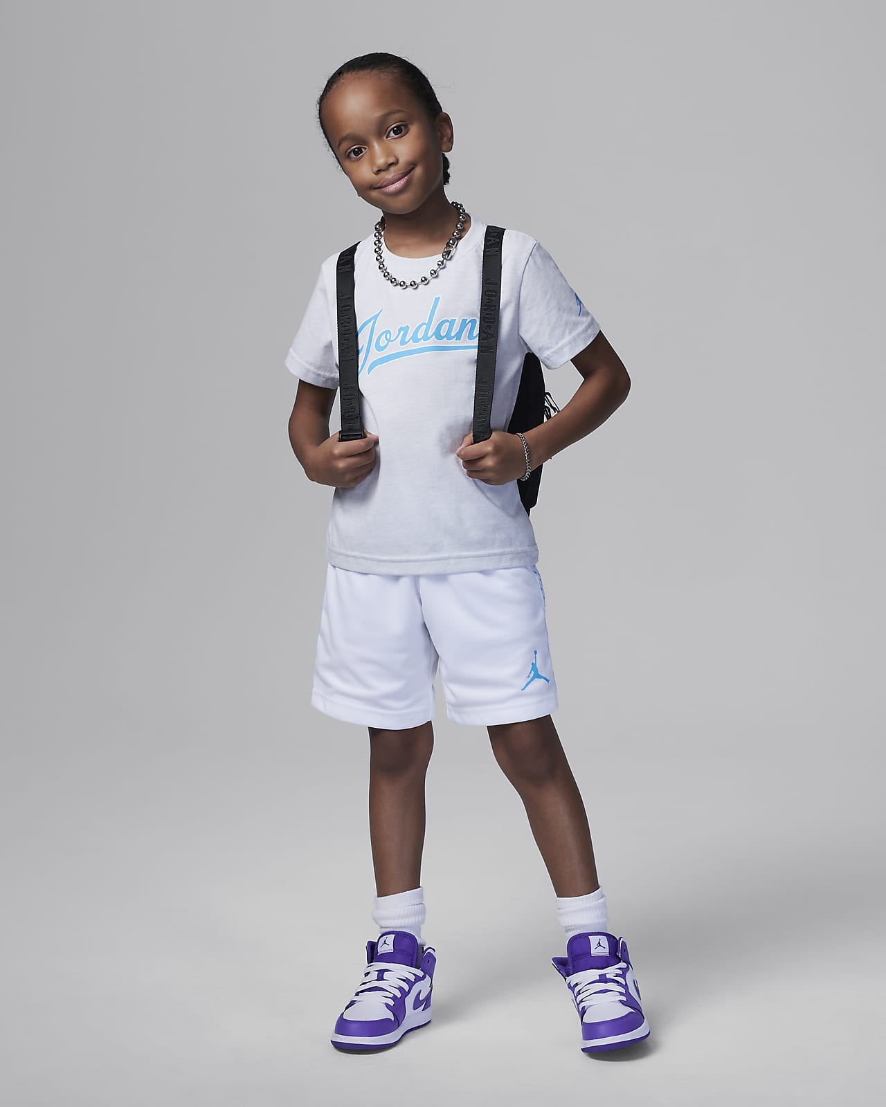 Jordan MJ Flight MVP Little Kids' Mesh Shorts Set