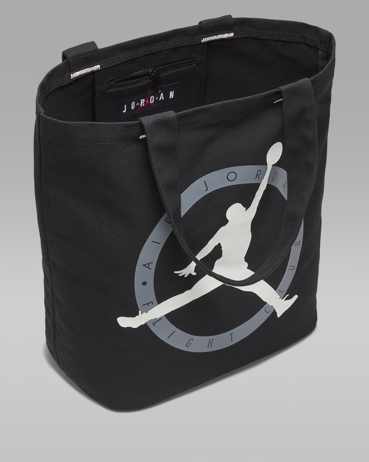 Black graphic tote bag online