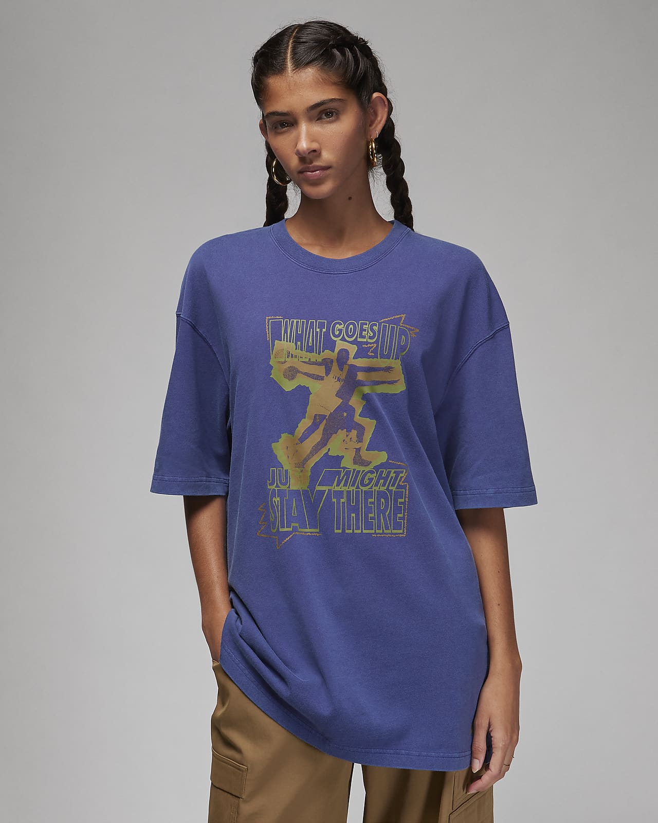 Overdimensioneret Jordan-T-shirt til kvinder