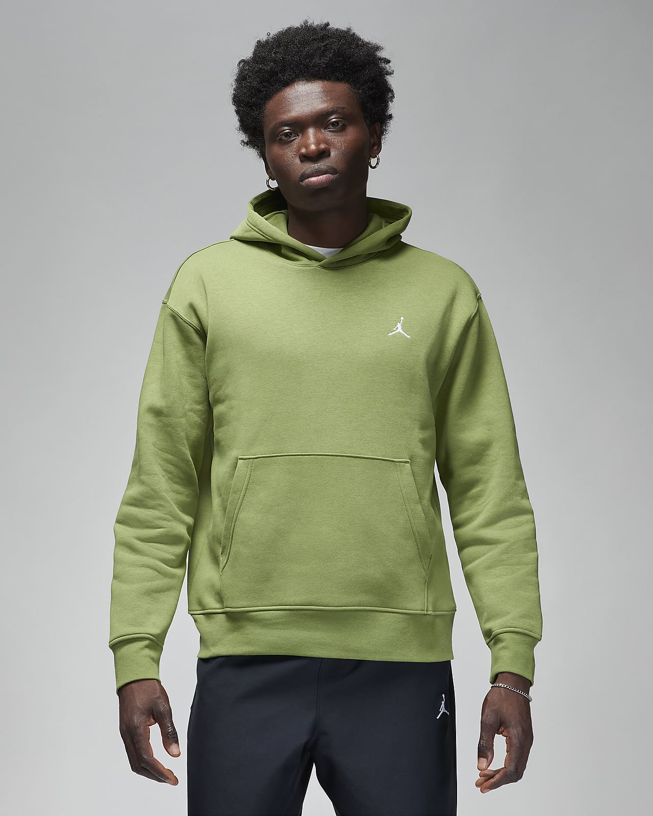 Jordan Brooklyn Fleece hoodie met print voor heren