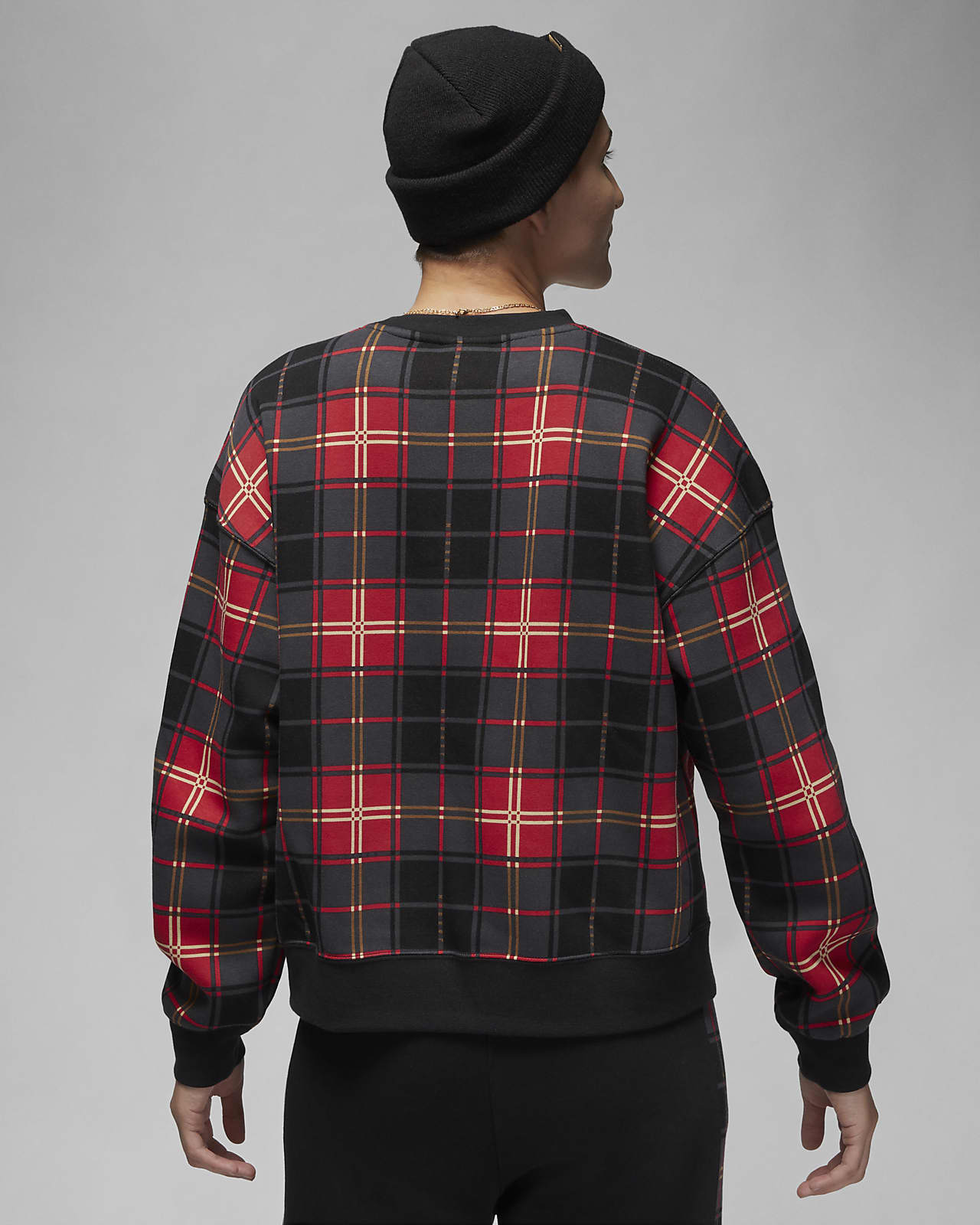 Nike tartan jumper cheap