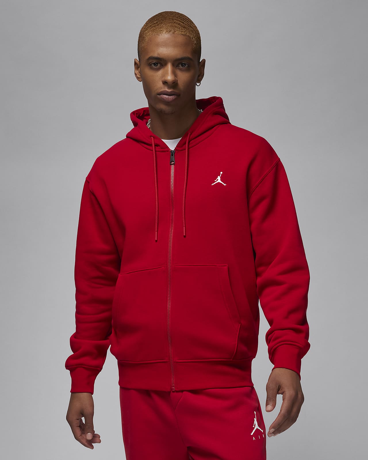 Jordan Brooklyn Fleece Tam Boy Fermuarl Erkek Kap onlu st . Nike TR