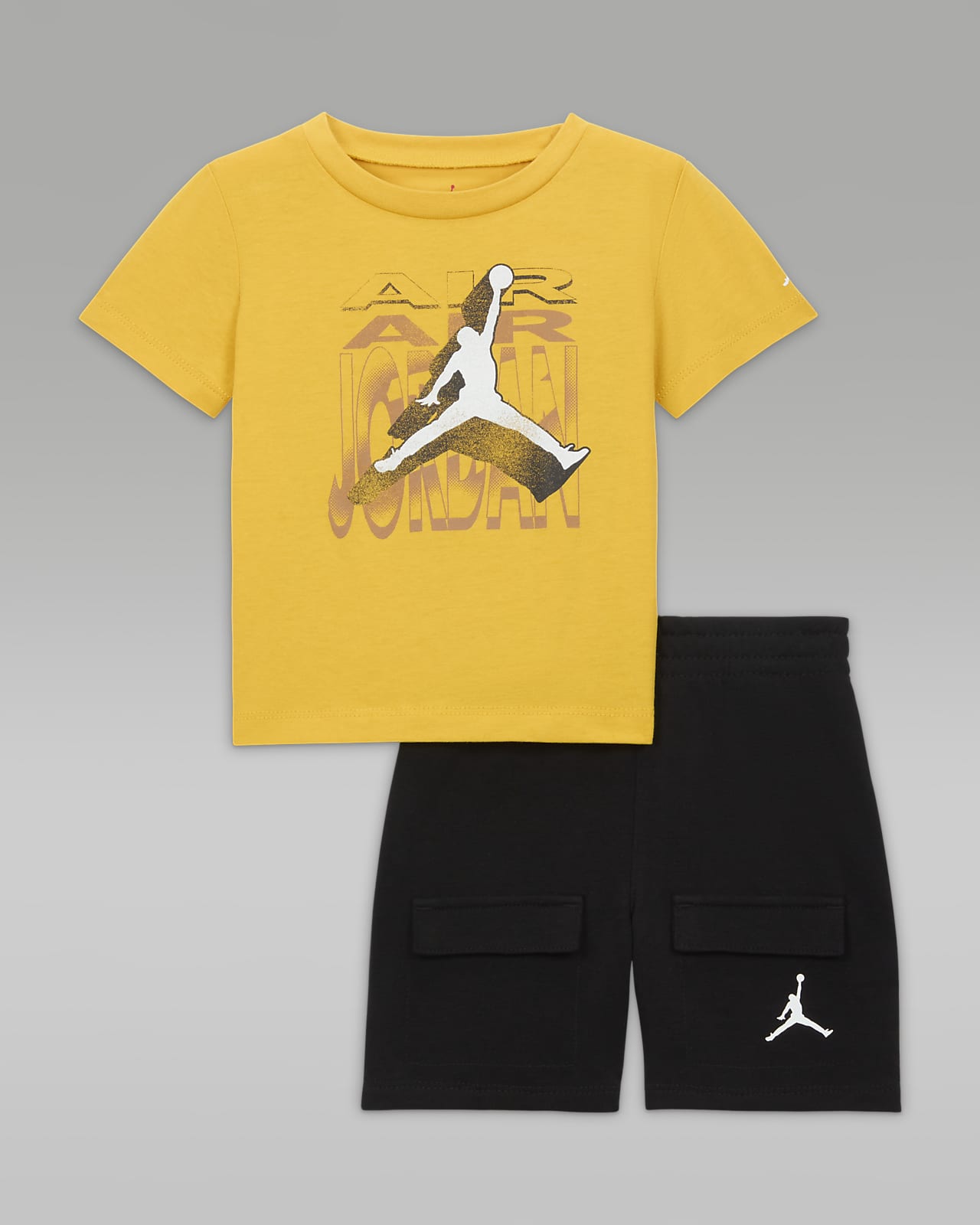 Conjunto de shorts de 2 piezas para bebé (12-24 meses) Jordan Air 3-D