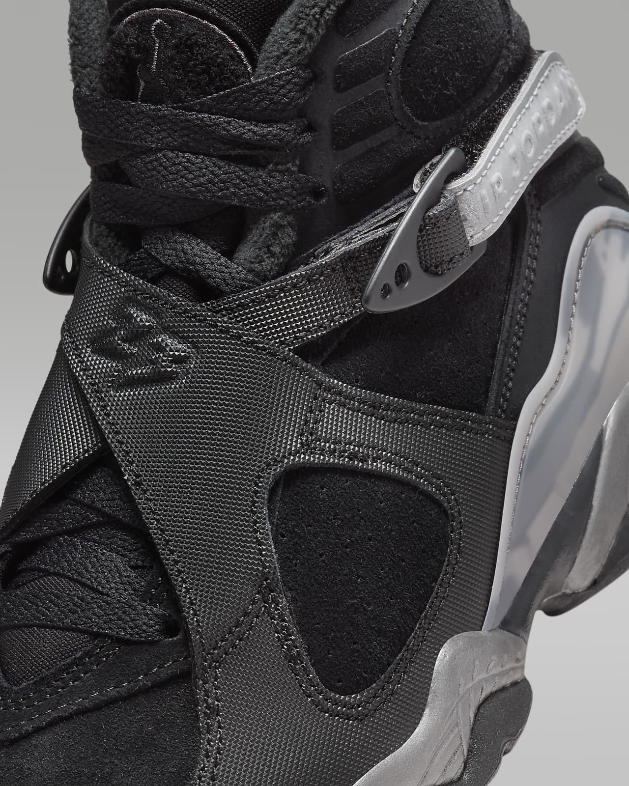 Jordan 8 store negro con morado