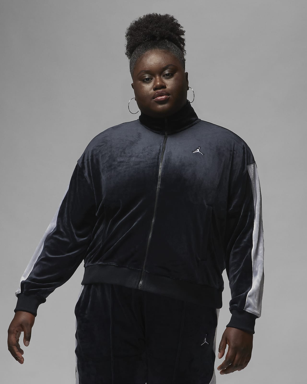 Nike womens top velour tracksuit