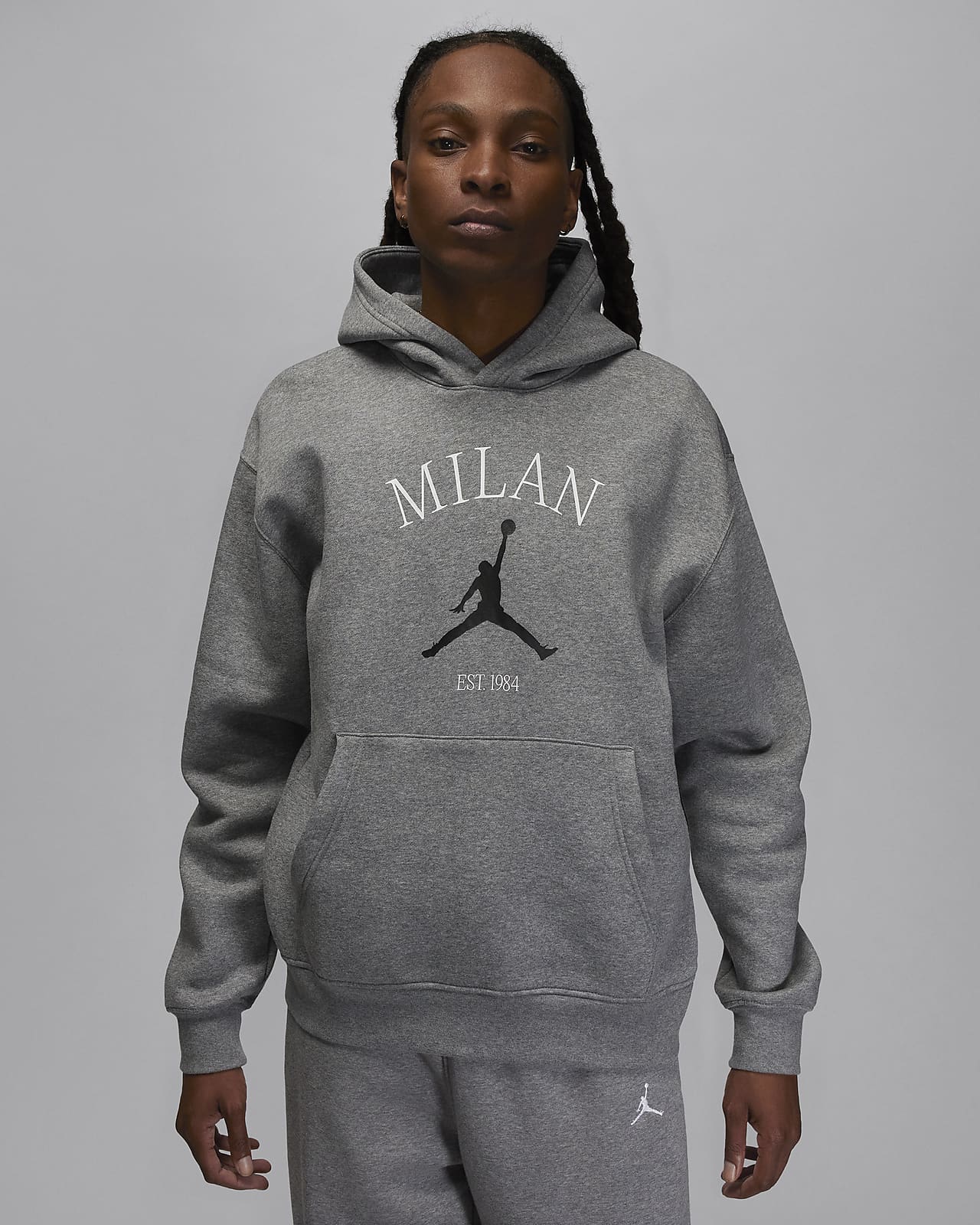 Felpa pullover con cappuccio Jordan Milan – Uomo