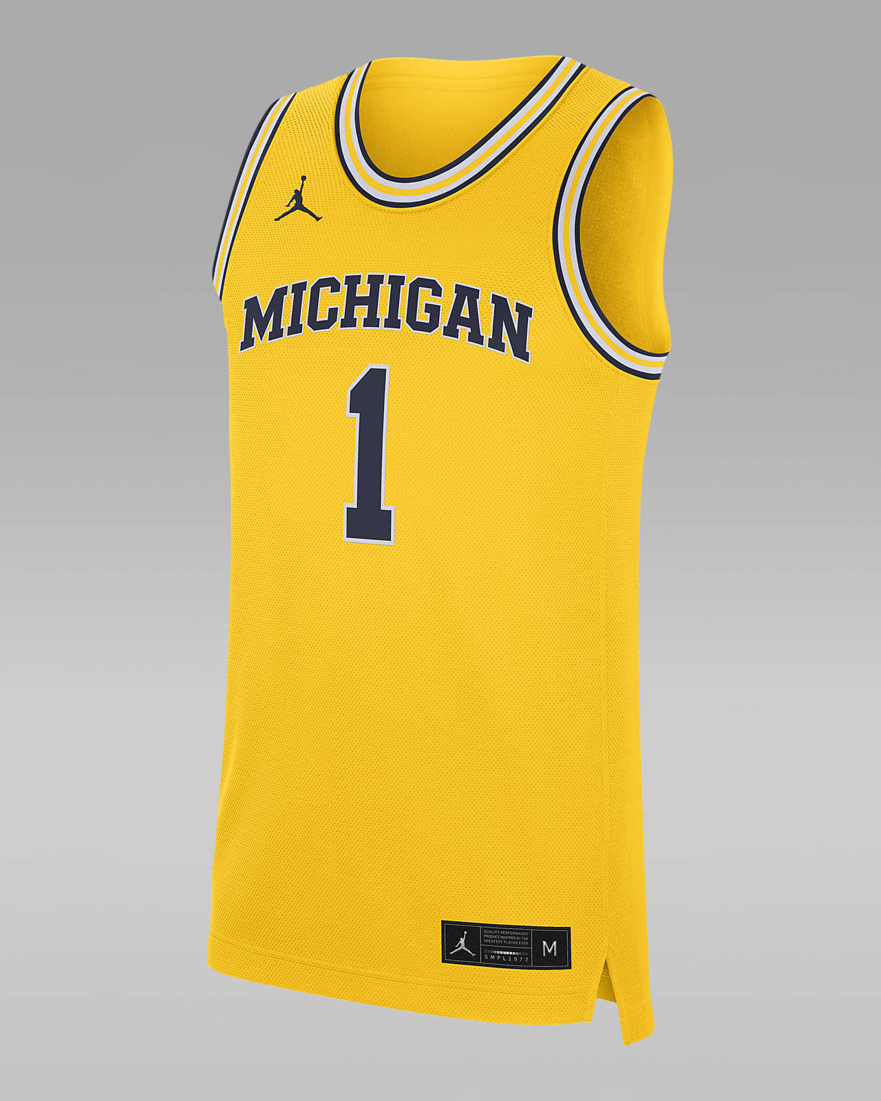 Camiseta de b squetbol para hombre Jordan College Replica Michigan