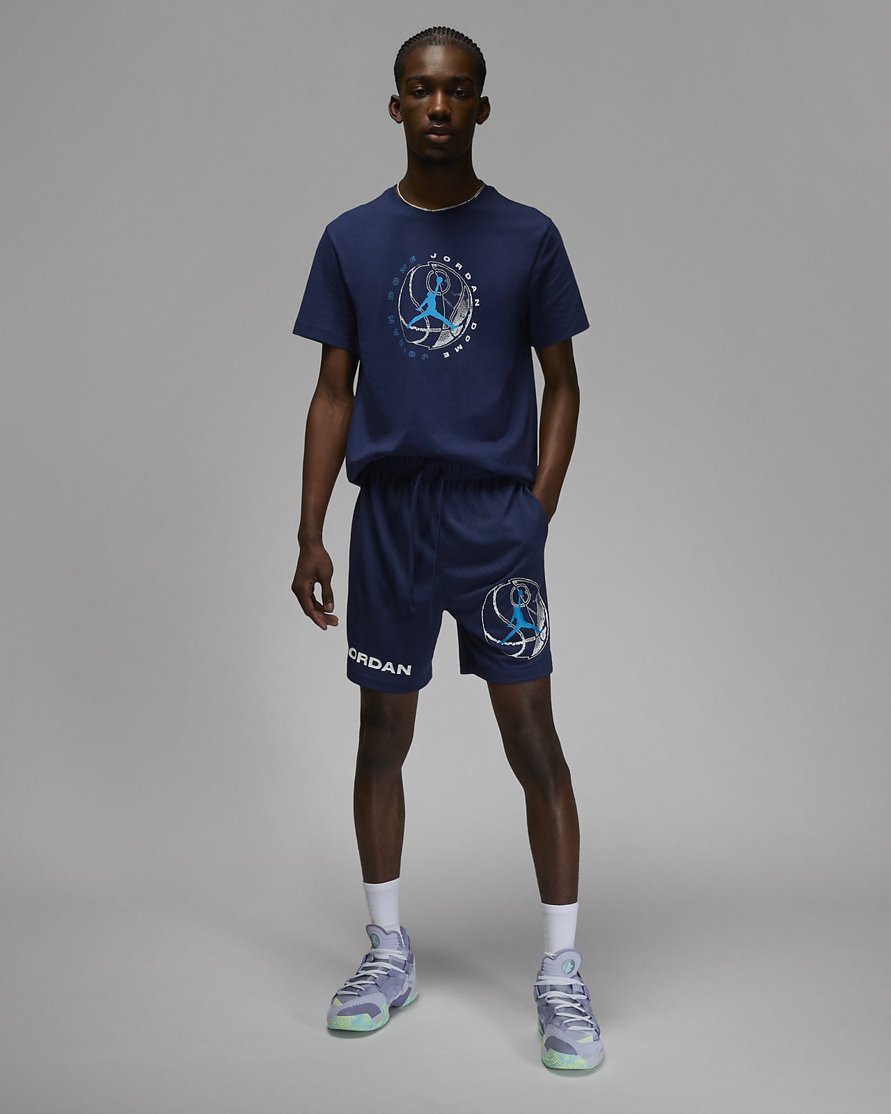 JORDAN Basketball shorts DRI-FIT SPORT made of mesh