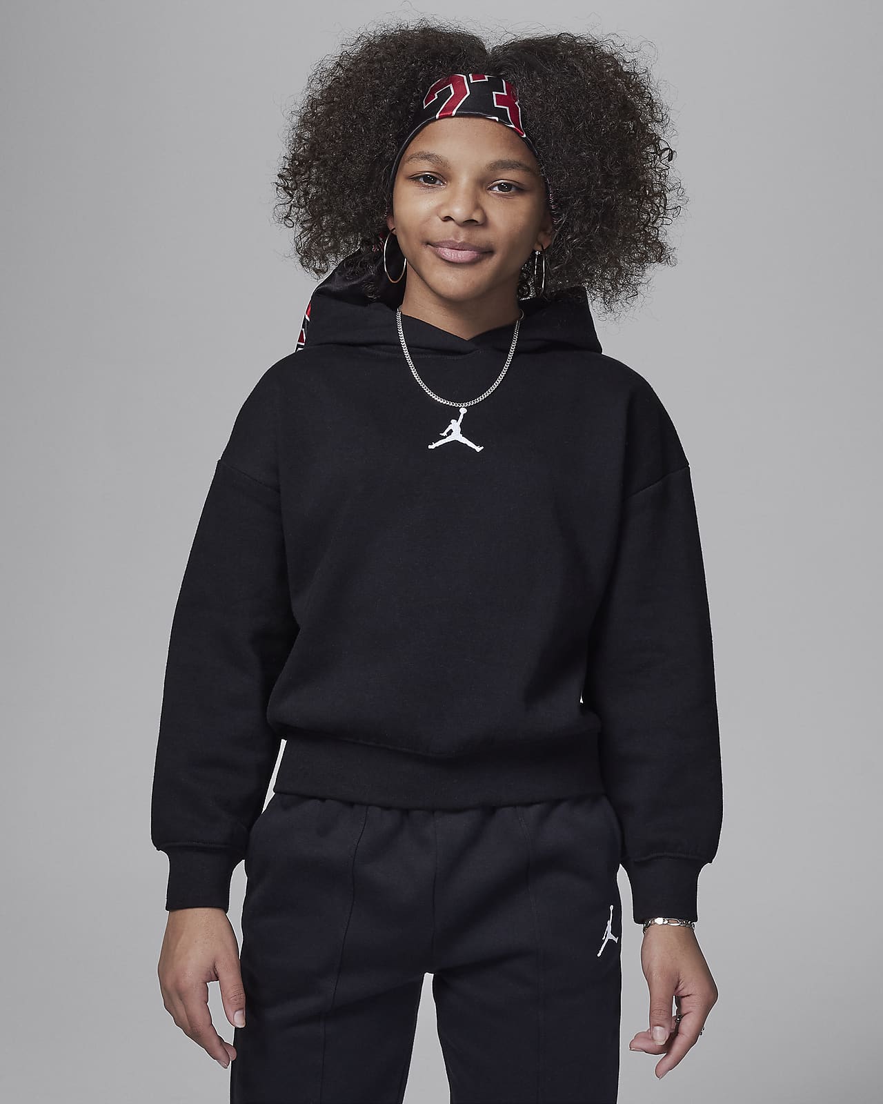 Jordan Icon Play kapucnis pulóver nagyobb gyerekeknek
