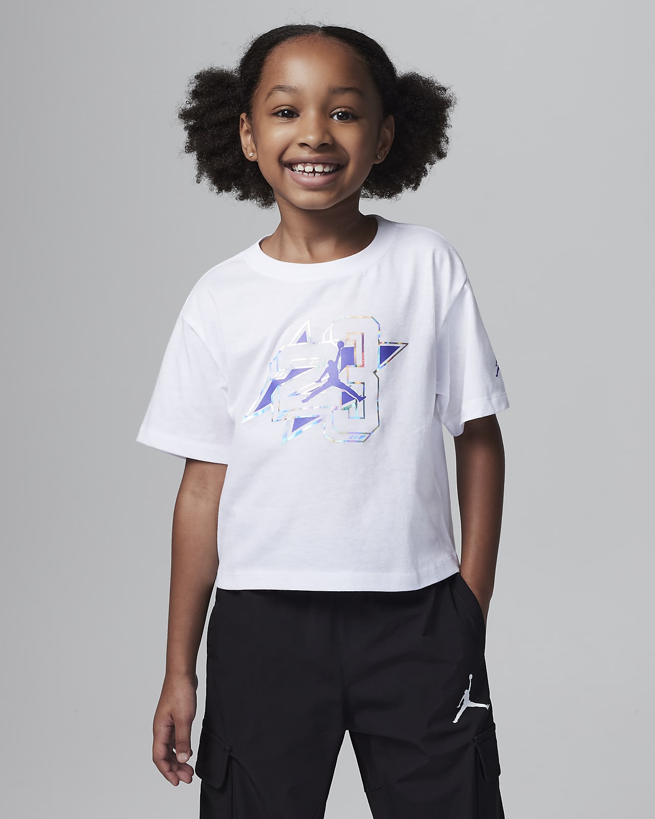 Playera para ni os talla peque a Jordan Jumpman Shine Tee. Nike MX