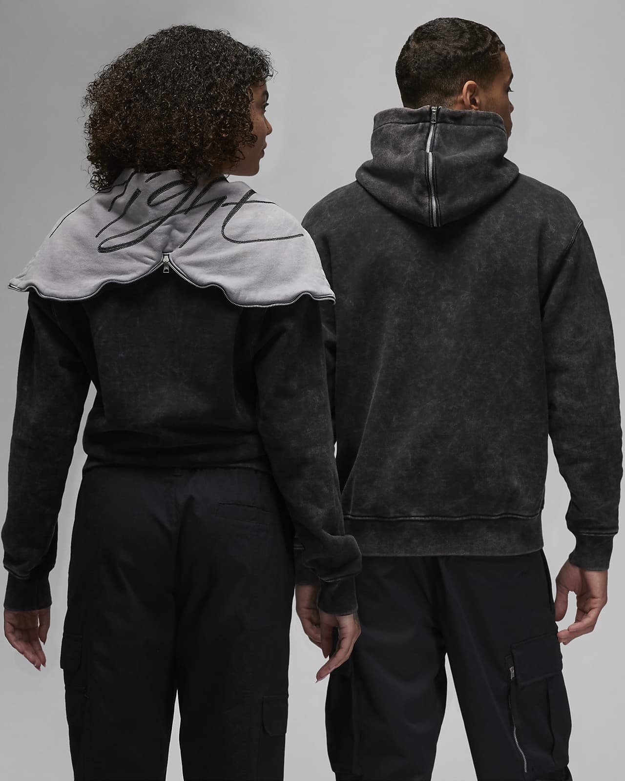 jordan flight heritage washed fleece hoodie