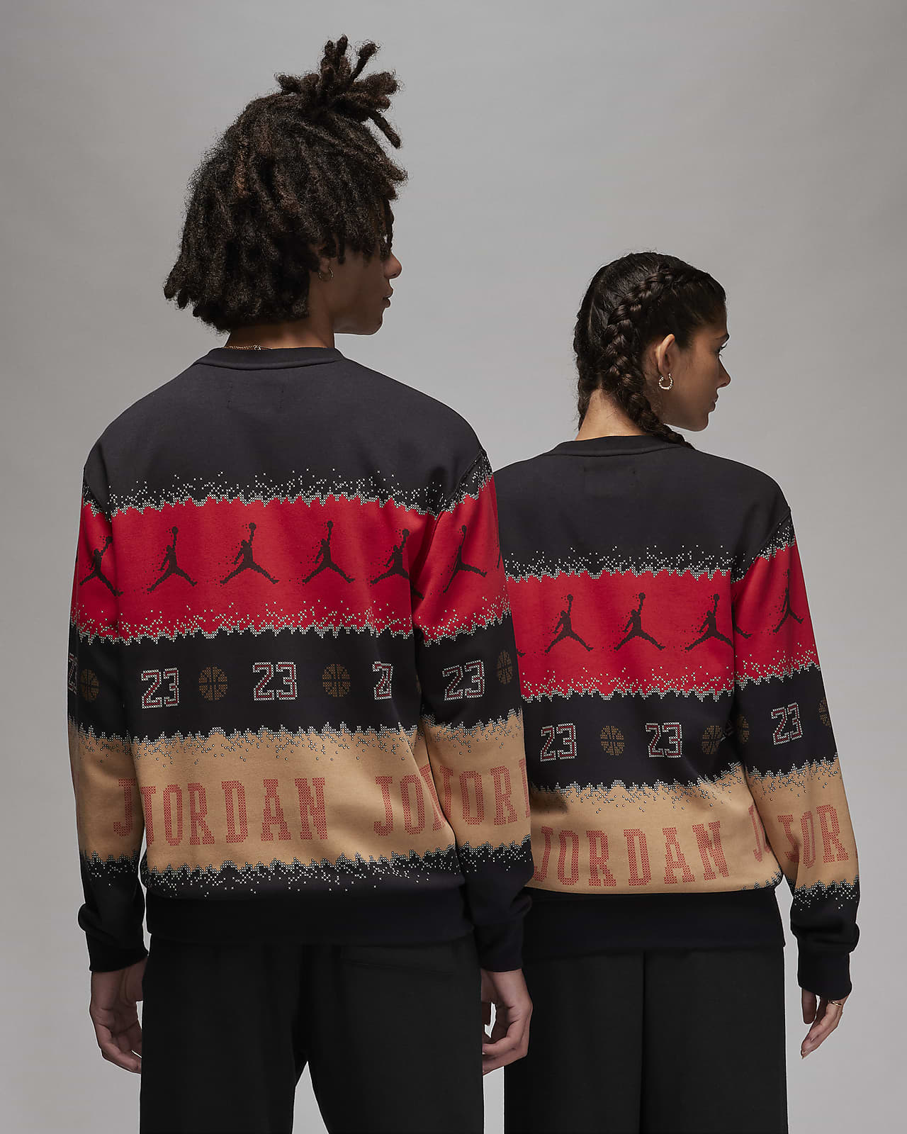 Jordan Essentials Festive Fleece Crew. Nike UK