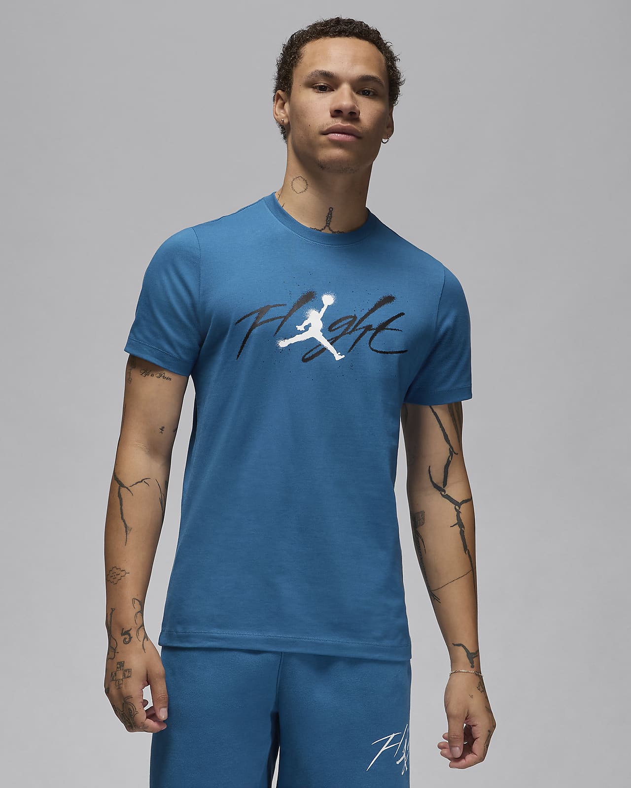 T-shirt med tryck Jordan för män