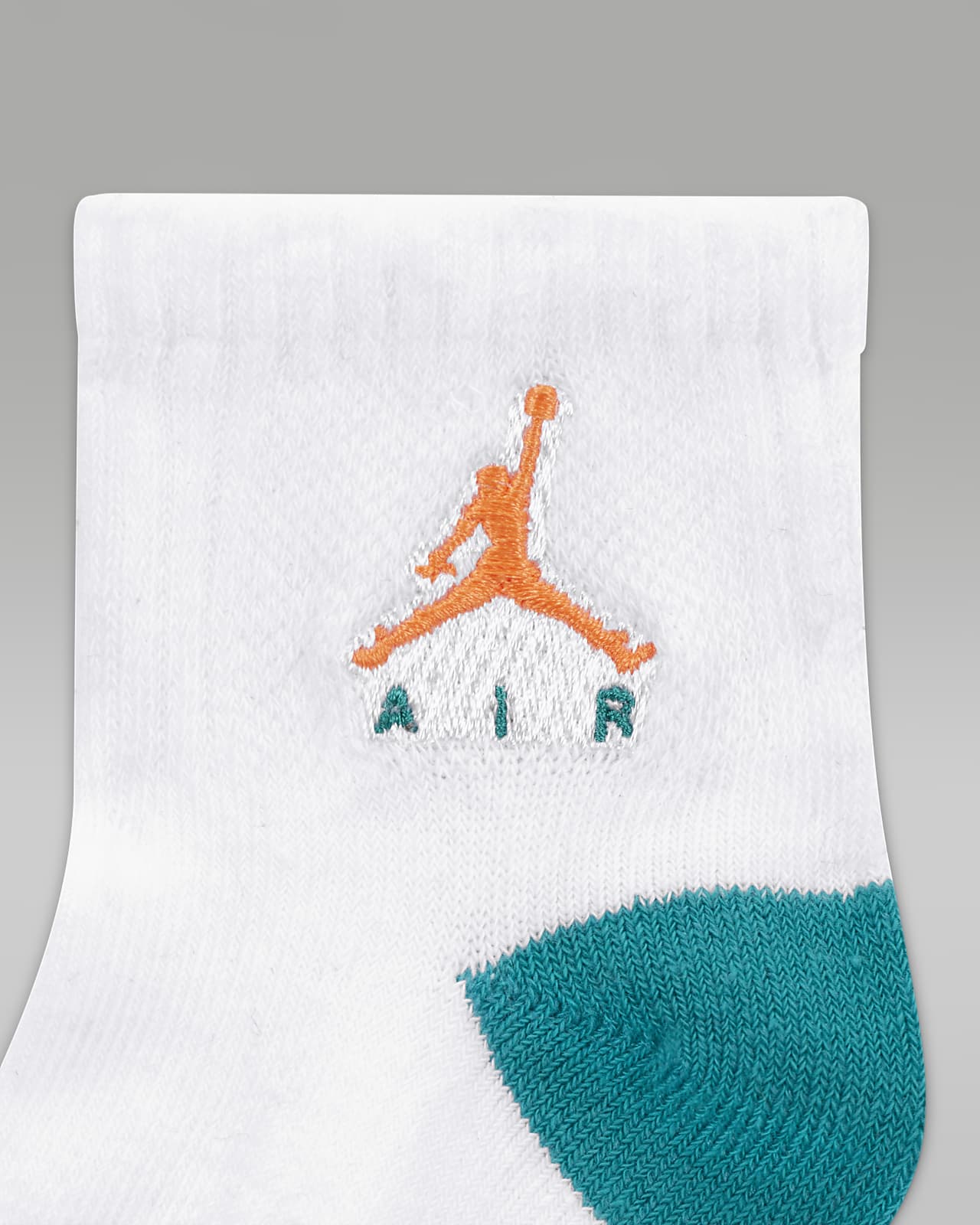 Calcetines para los tobillos para niñas talla grande Jordan (paquete de 6)