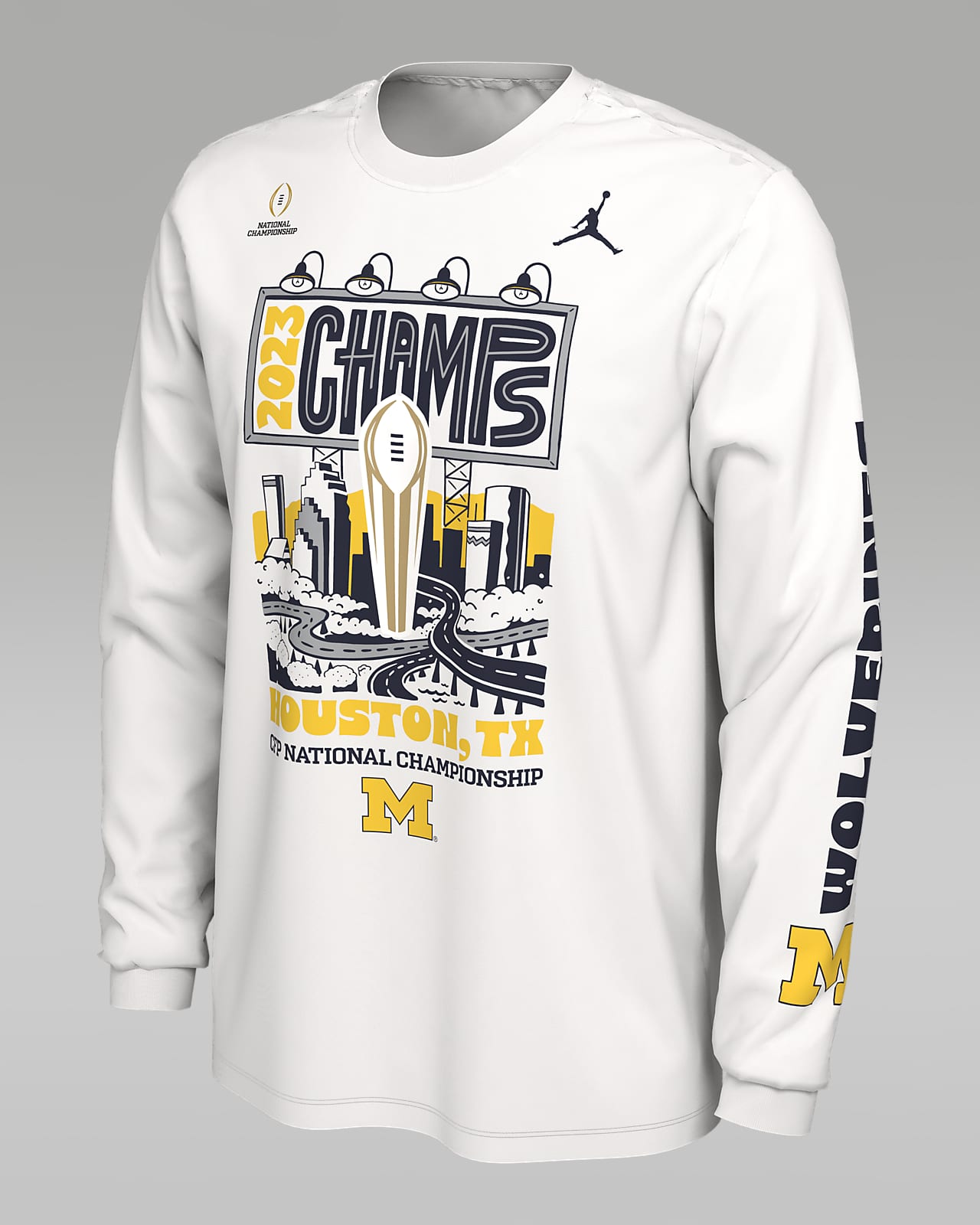 Playera jordan deals manga larga
