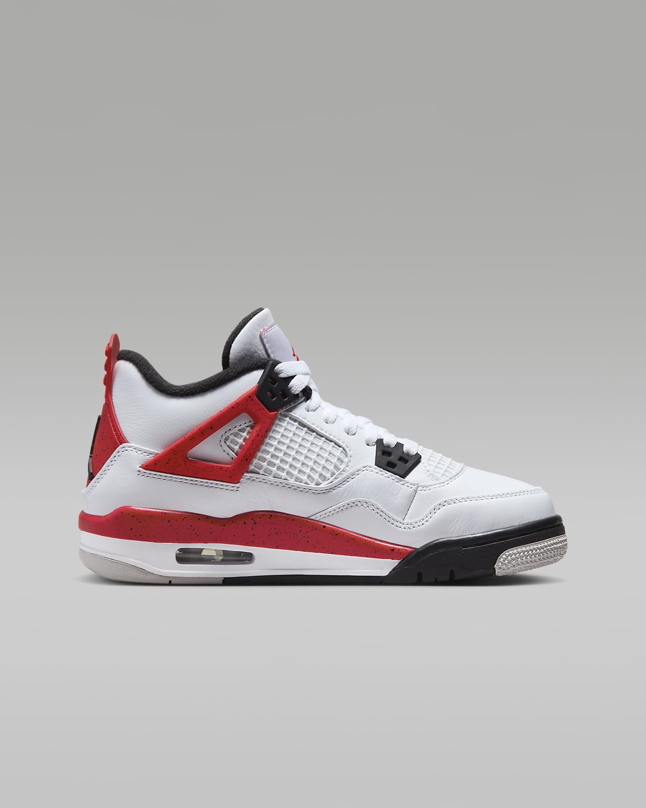 Jordan 4 blanco con sale rojo