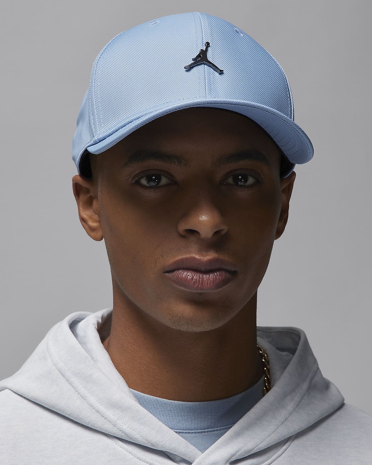 Jordan Rise Cap Adjustable Hat, by Nike Size L/XL (Blue)