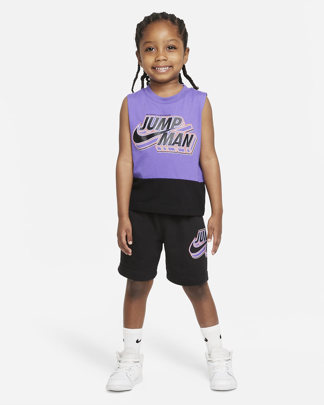 Nike tank top discount and shorts set