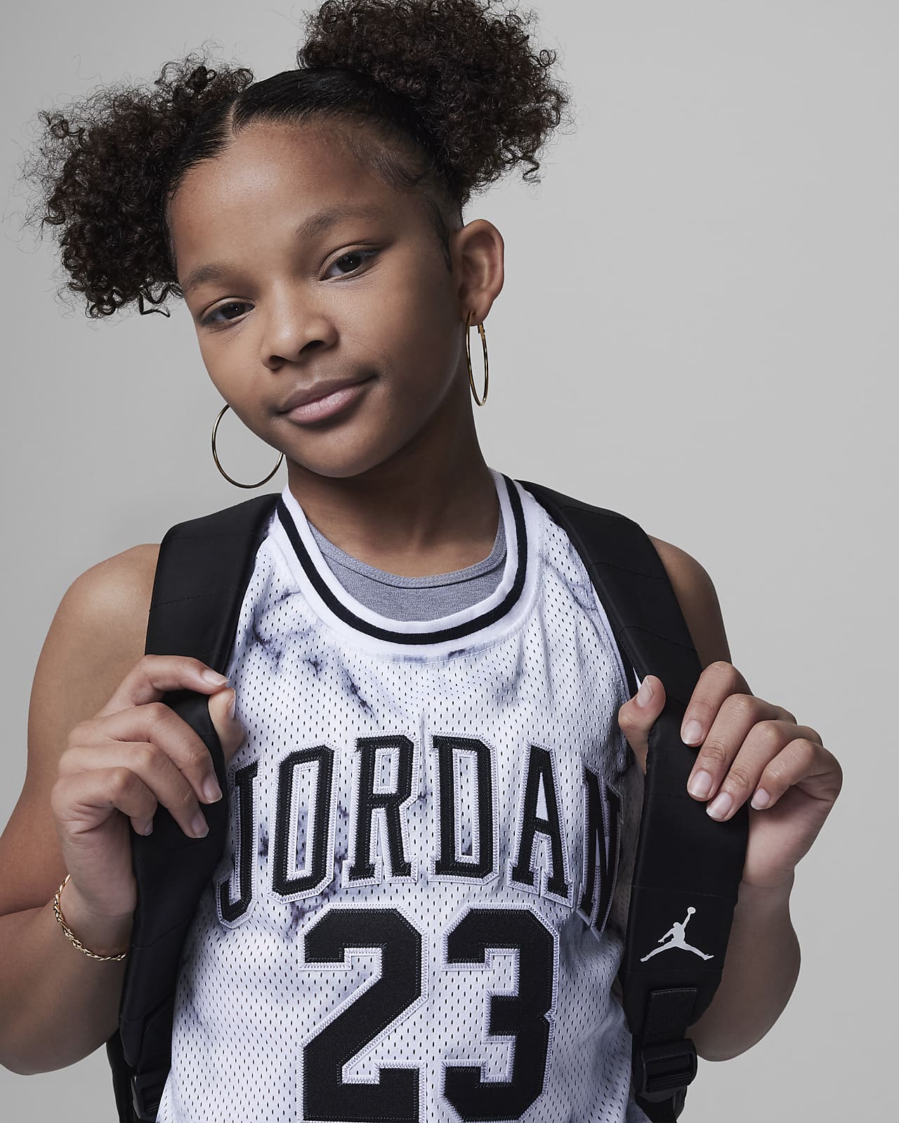 Striped jersey top