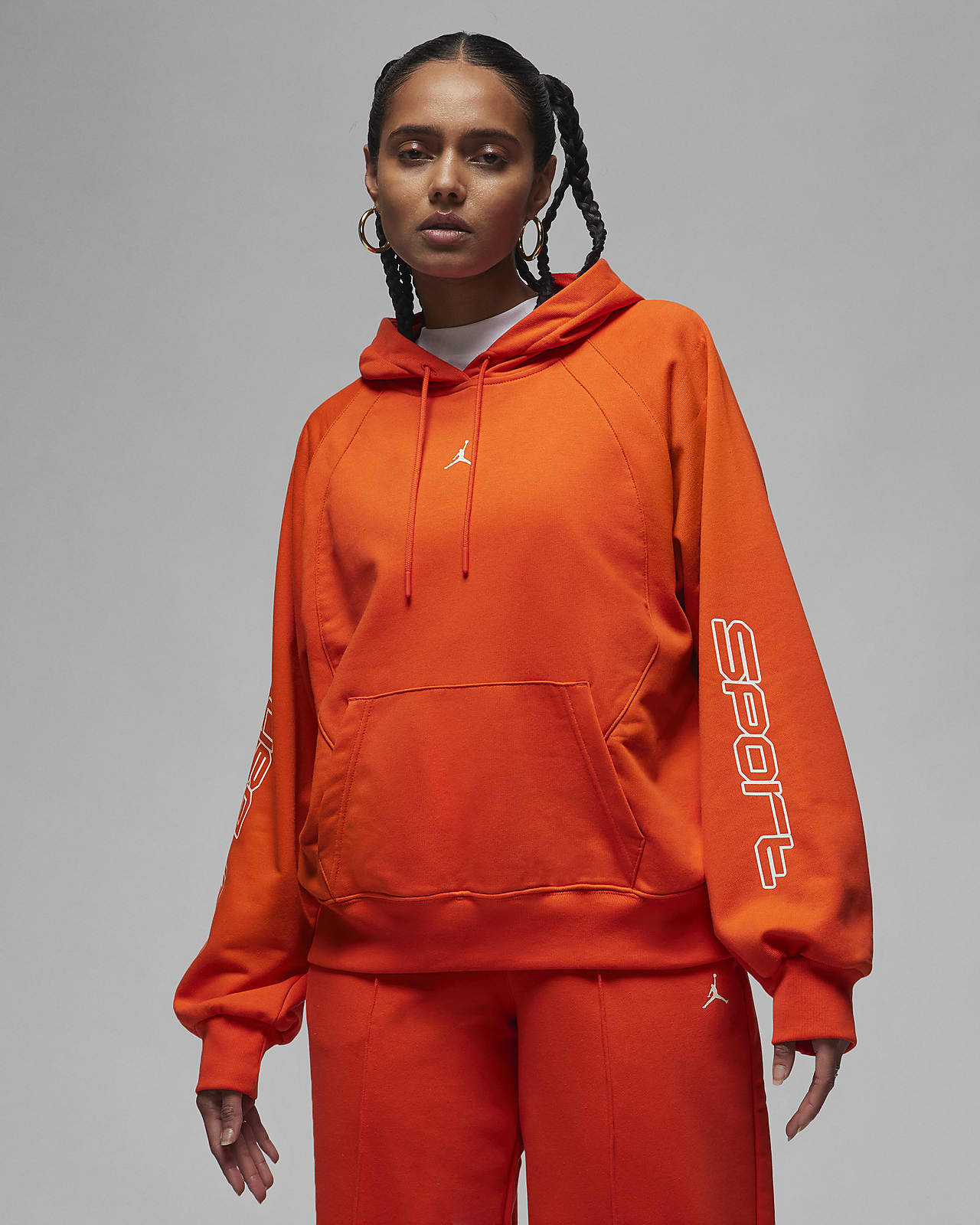 Jordan Sport Fleece-Hoodie mit Grafik für Damen