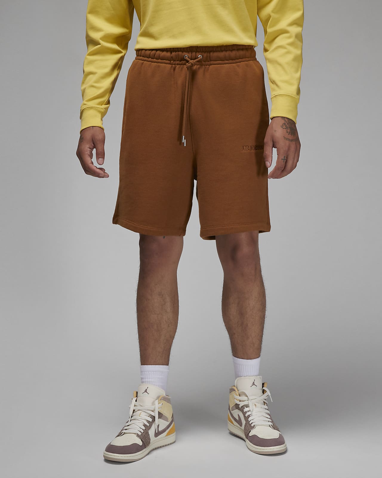 Short en tissu Fleece Air Jordan Wordmark pour Homme. Nike CH